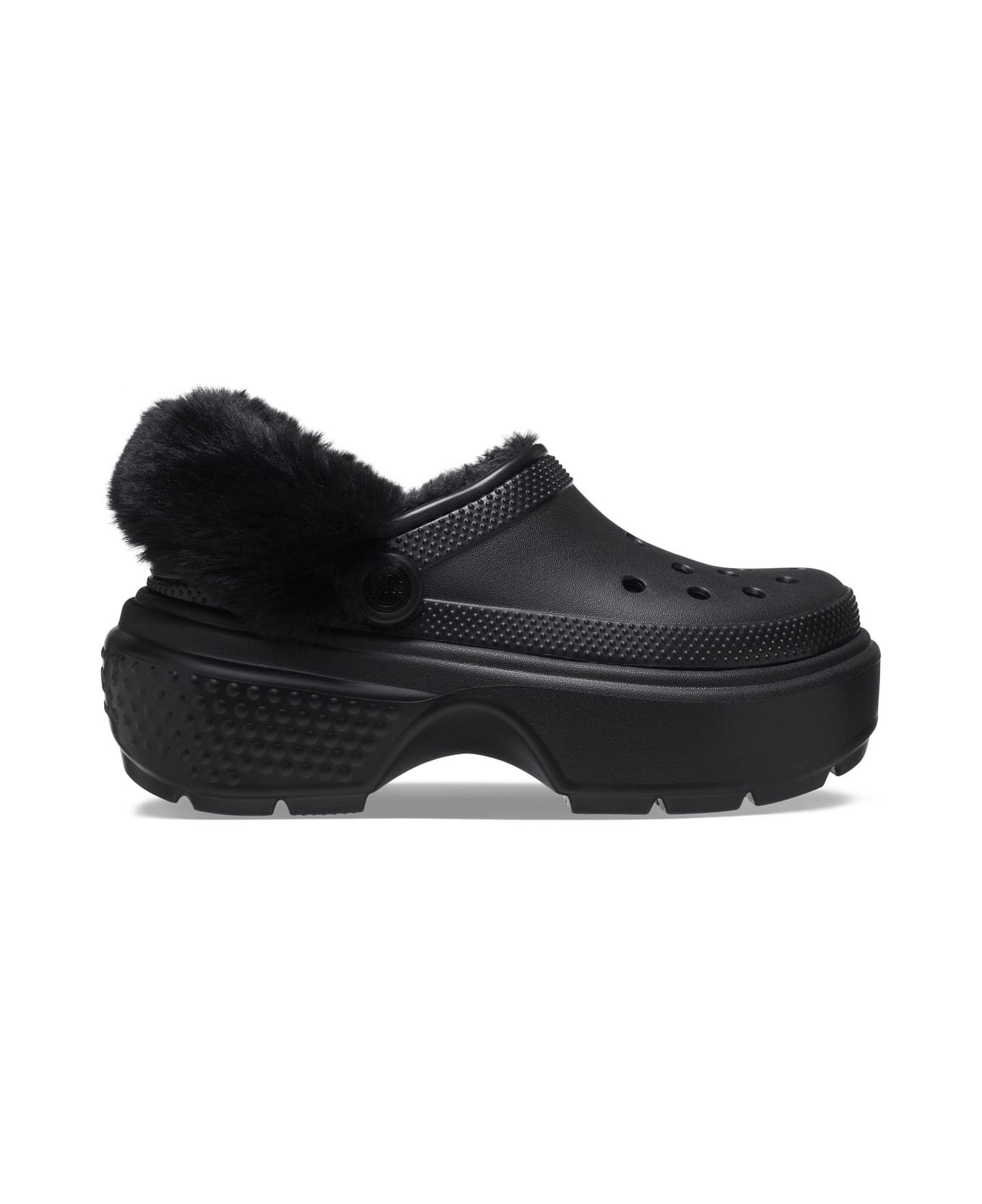 Crocs Stomp Lined Clog - BLACK