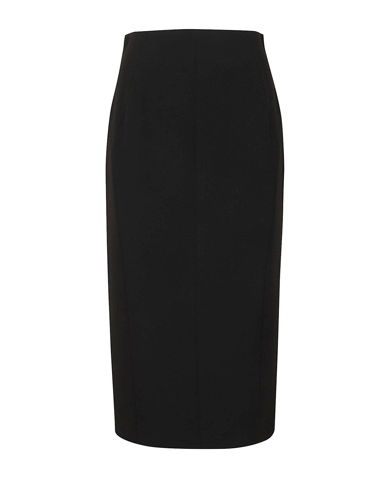 Max Mara Studio Claudia Midi Skirt - Nero