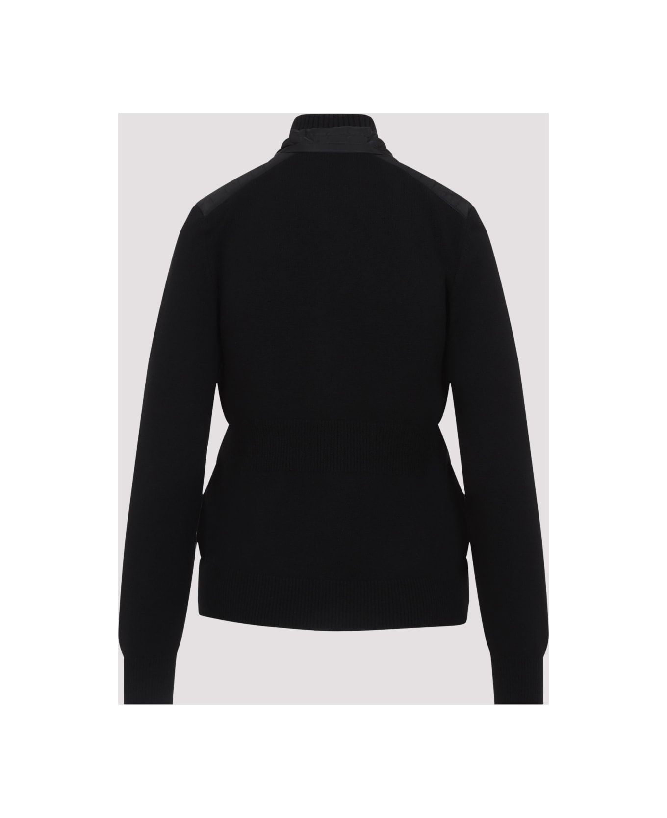 Moncler Grenoble Moncler Padded Wool Cardigan - Black