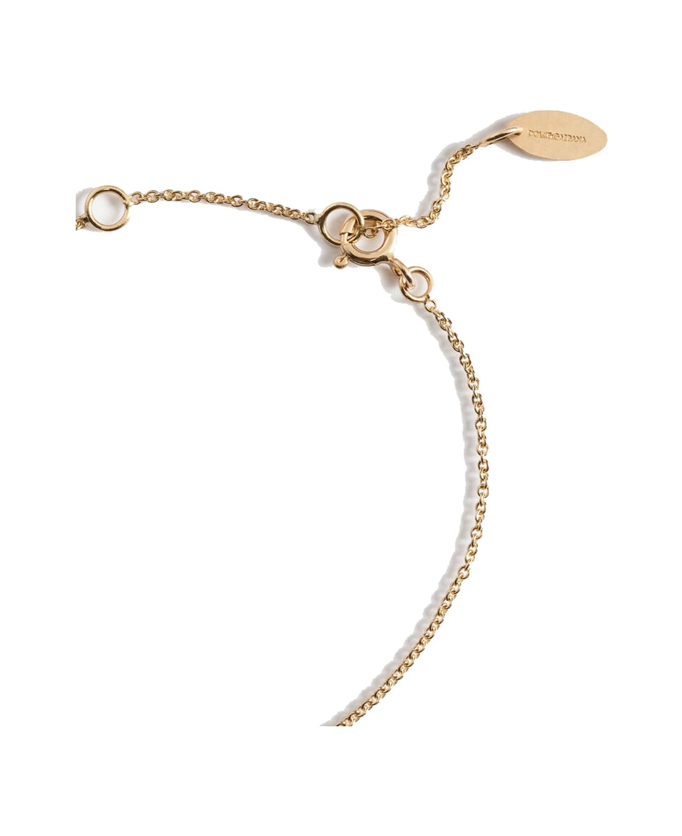 Dolce & Gabbana Bracelet With Virgin Mary Medallion - Gold