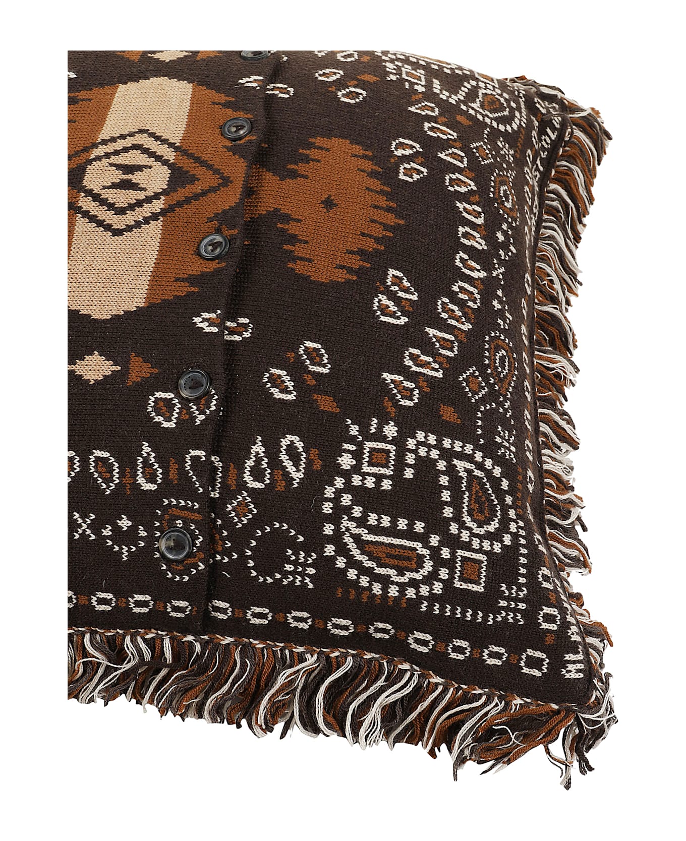 Alanui Ibrido Pillow - Coffee Dakar