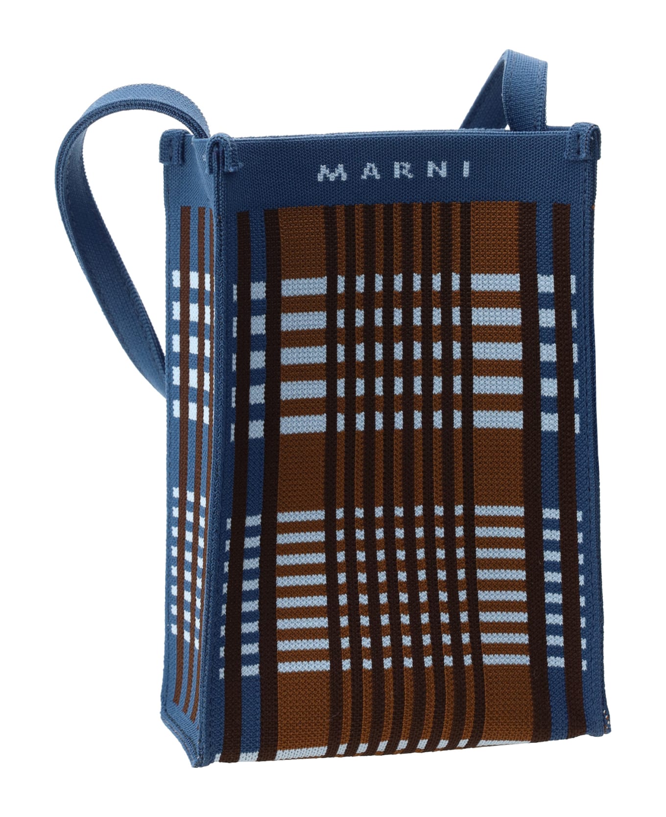 Marni Shoulder Bag - Light Blue/rust ショルダーバッグ