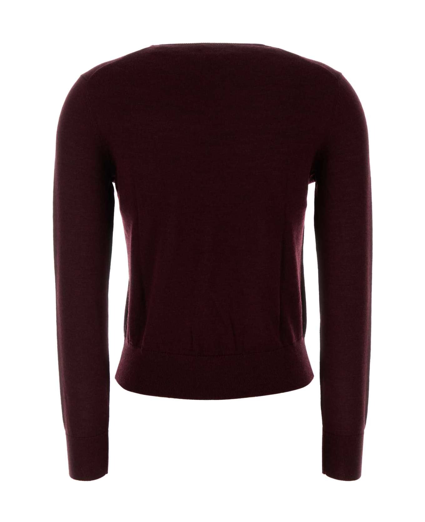 Polo Ralph Lauren Plum Wool Sweater - AGEDWINEHEATHER