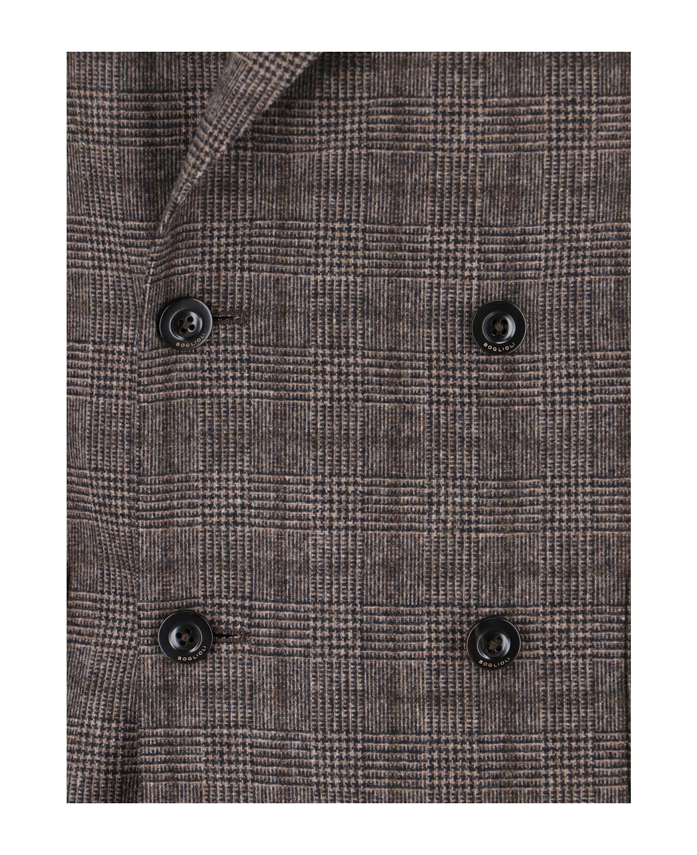Boglioli Double-breasted Blazer - Brown