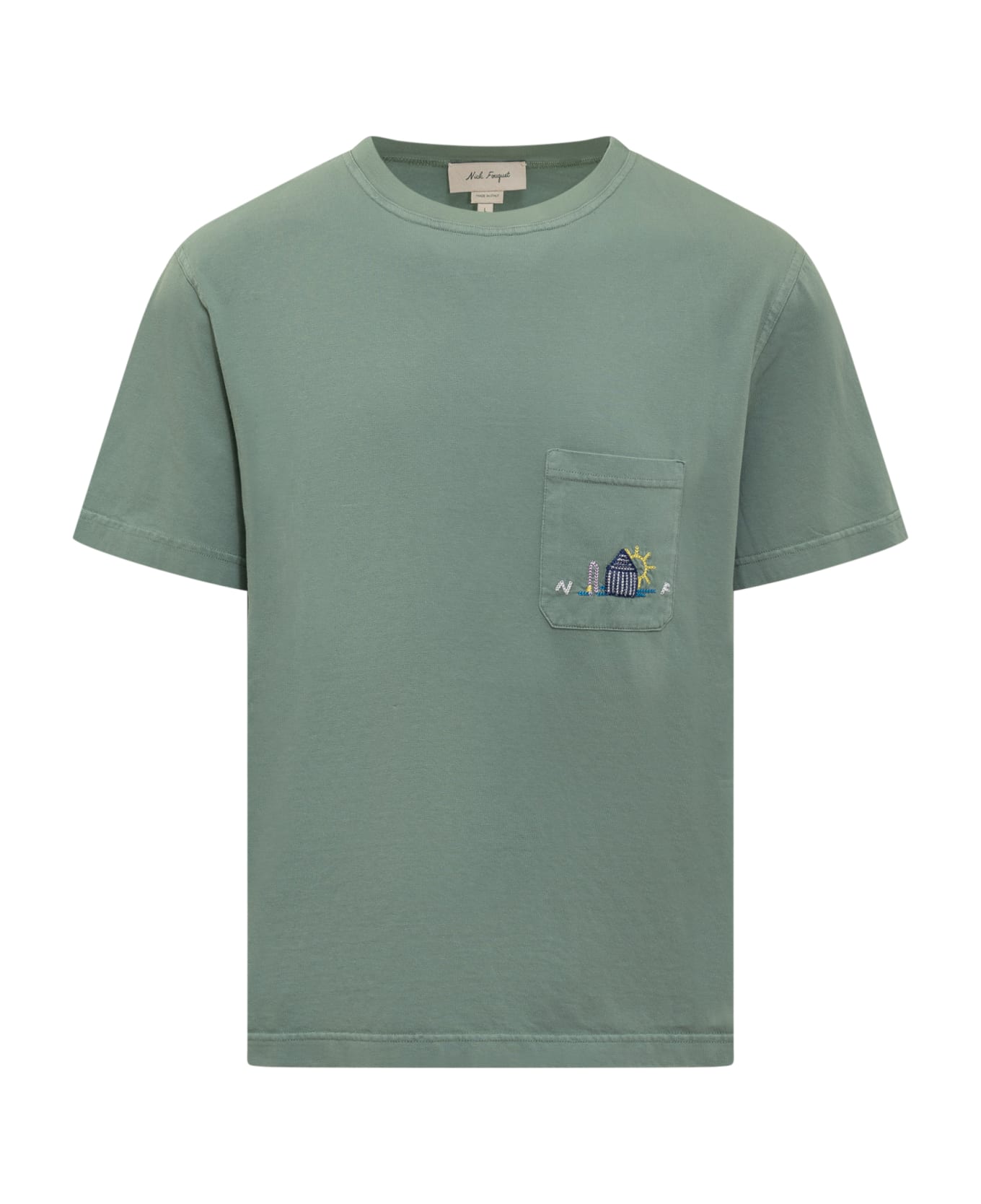 Nick Fouquet T-shirt With Logo - LIGHT PASTEL GREEN