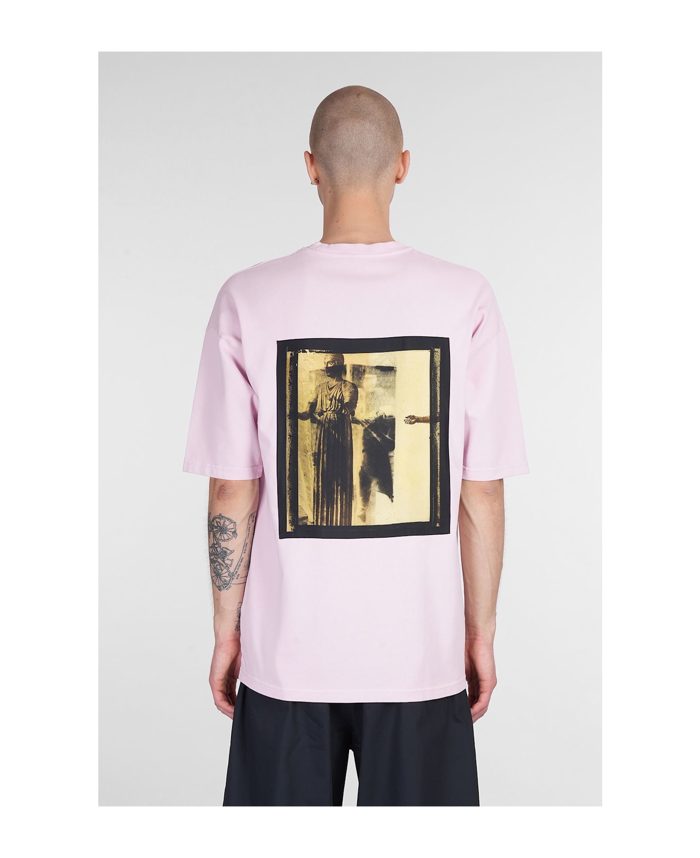 OAMC T-shirt In Rose-pink Cotton - rose-pink