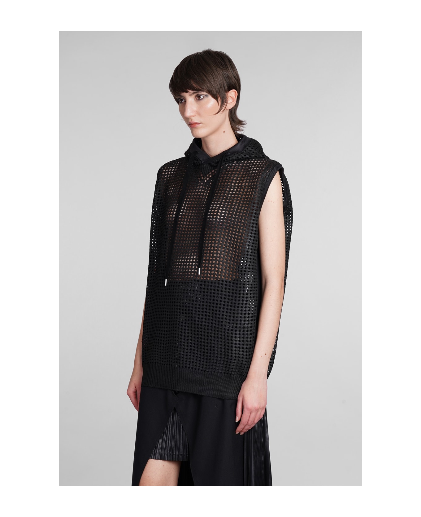 Junya Watanabe Sweatshirt In Black Polyester - black