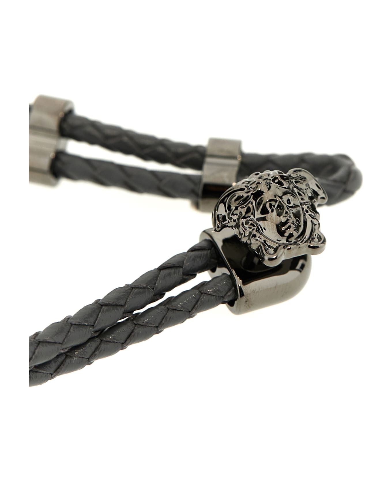 Versace 'la Medusa' Bracelet - Charcoal Melange Rutenium Ultra Black