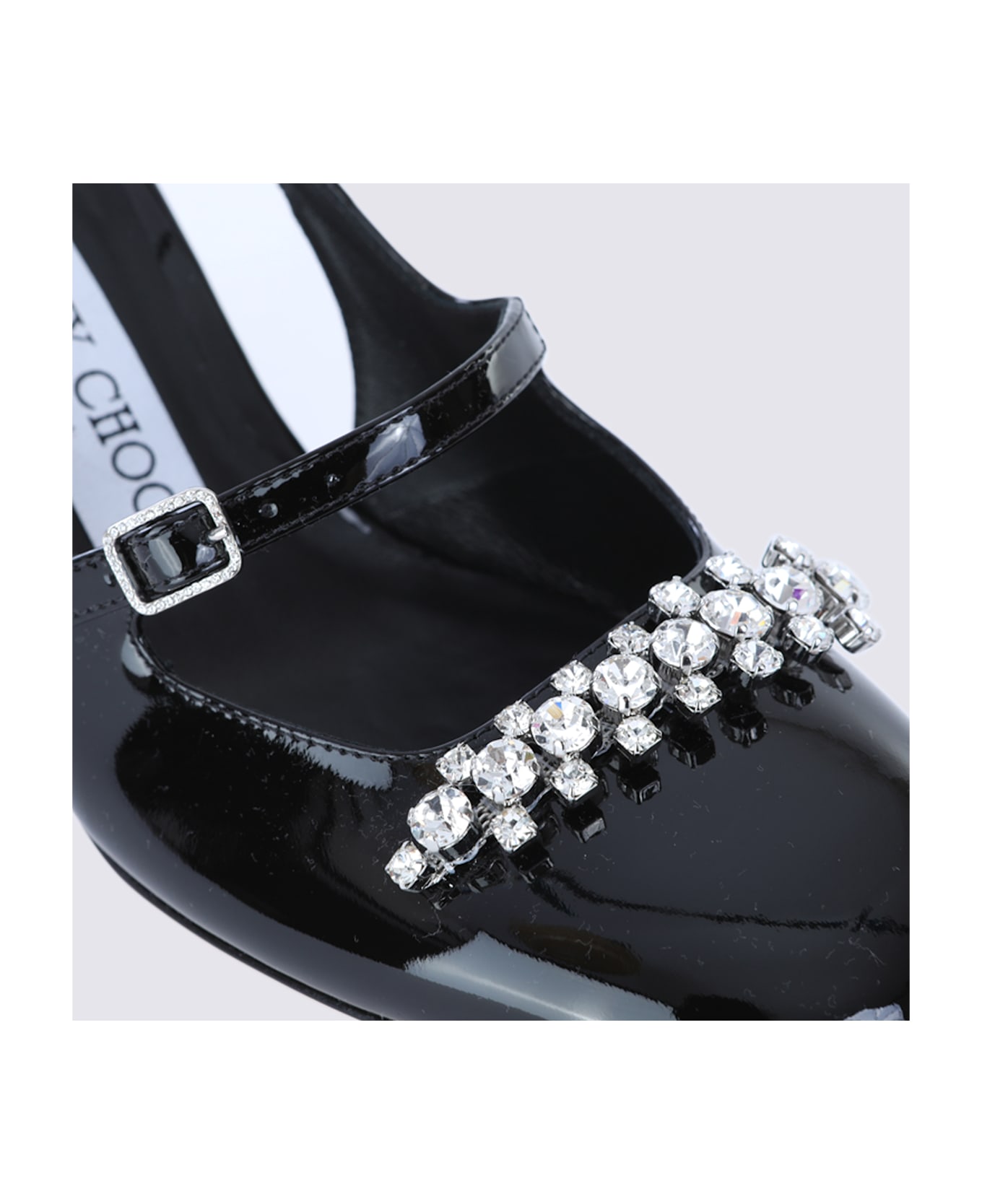 Jimmy Choo Black Leather Belinda Pumps - Black