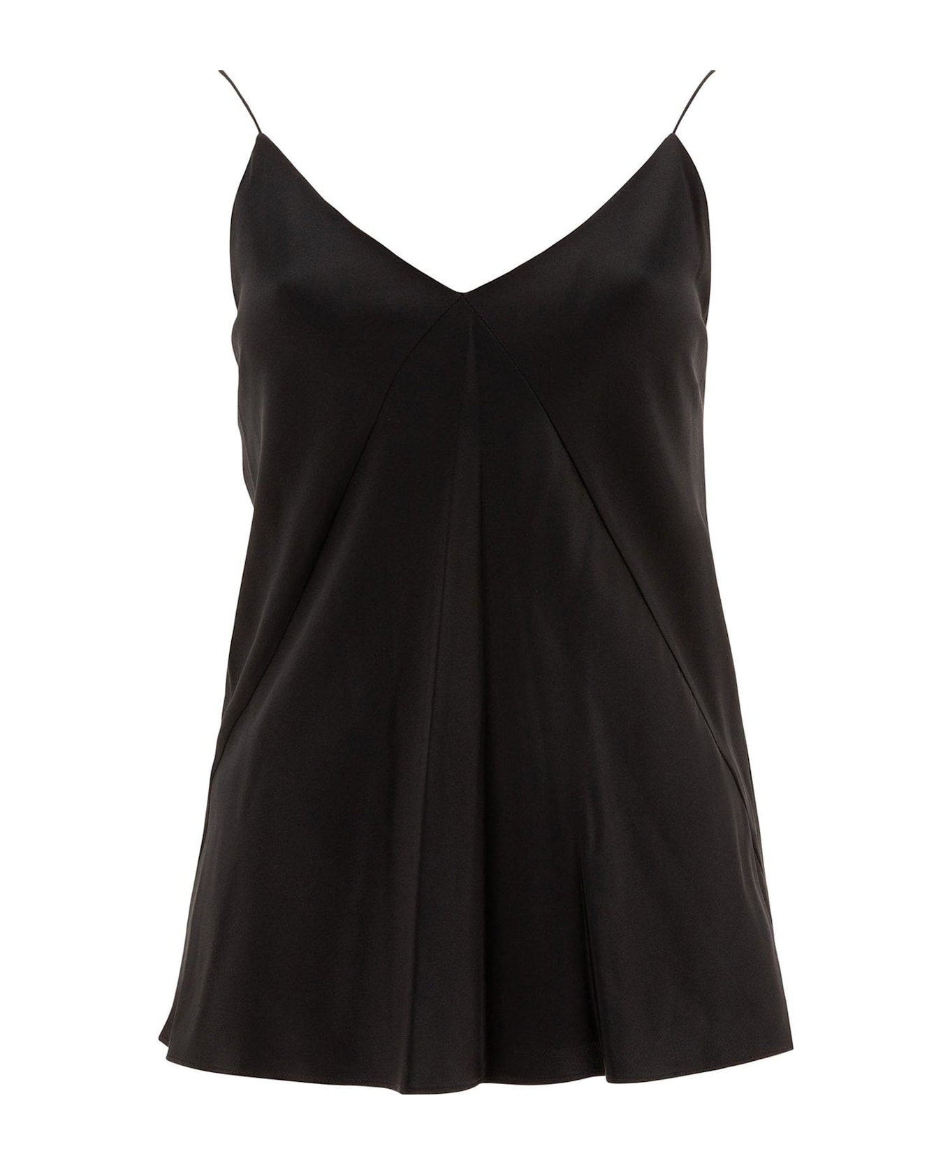 Max Mara Metello V-neck Sleeveless Top - Nero