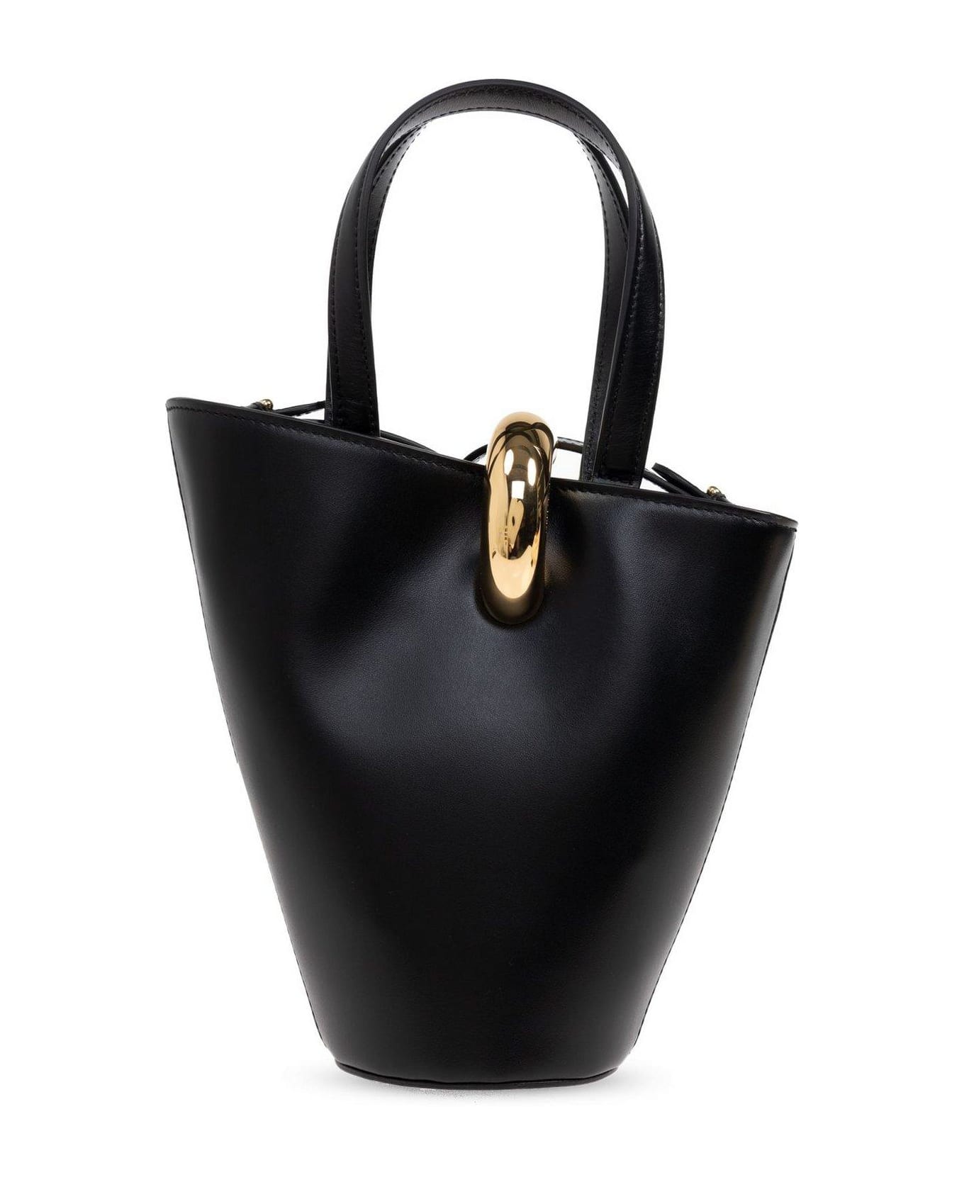 Jacquemus The Small Bambola Asymmetric Mini Bucket Bag - BLACK