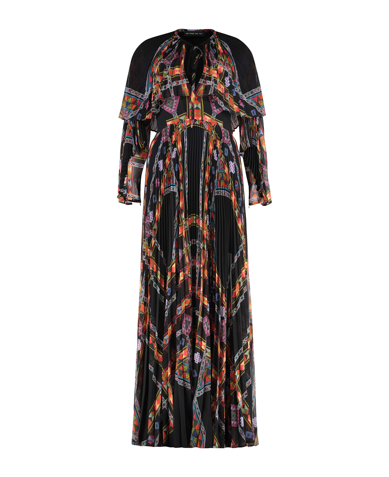 Etro Printed Maxi Dress - Multicolor