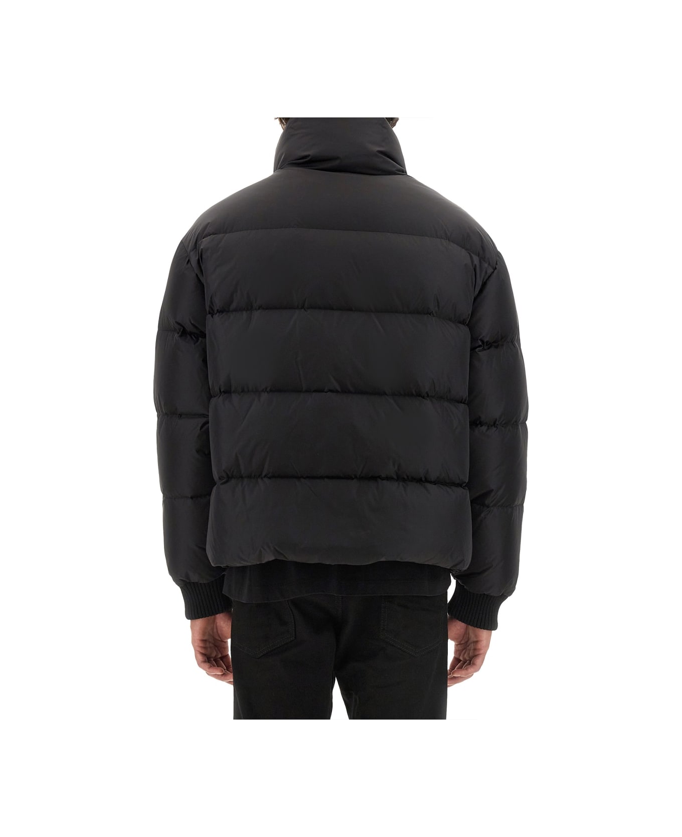 Dsquared2 Down Jacket With Logo - BLACK
