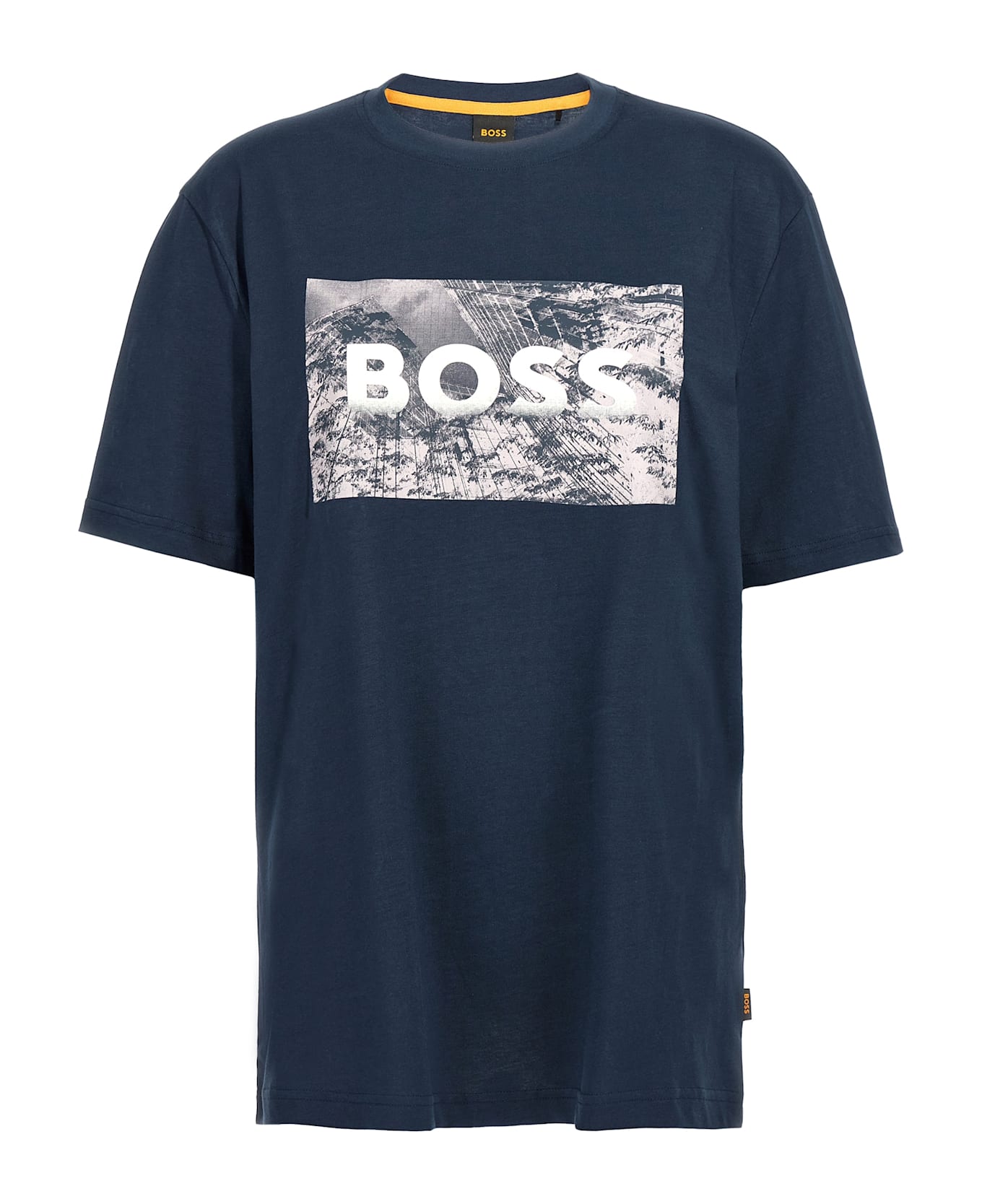 Hugo Boss 'te Building' T-shirt - Blue