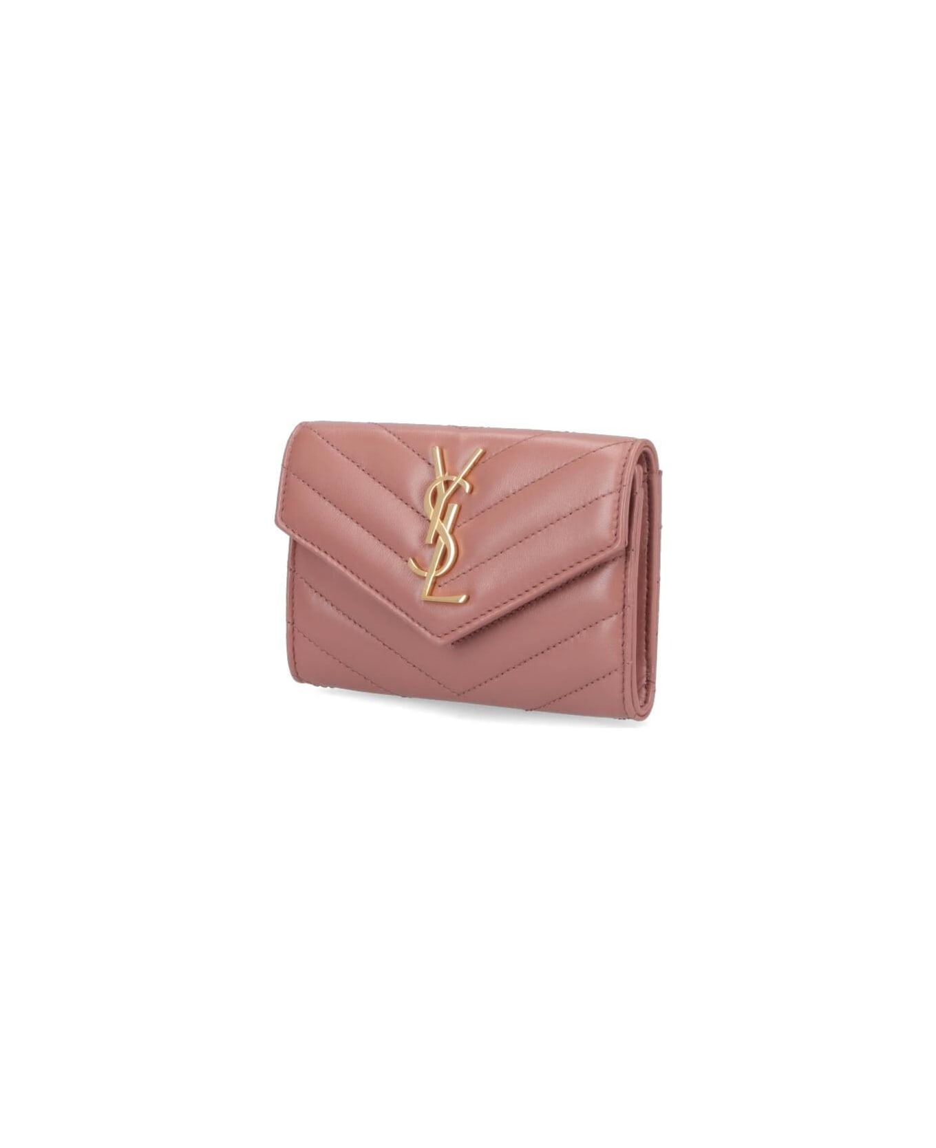 Saint Laurent 
cassandre
 Wallet - BEIGE