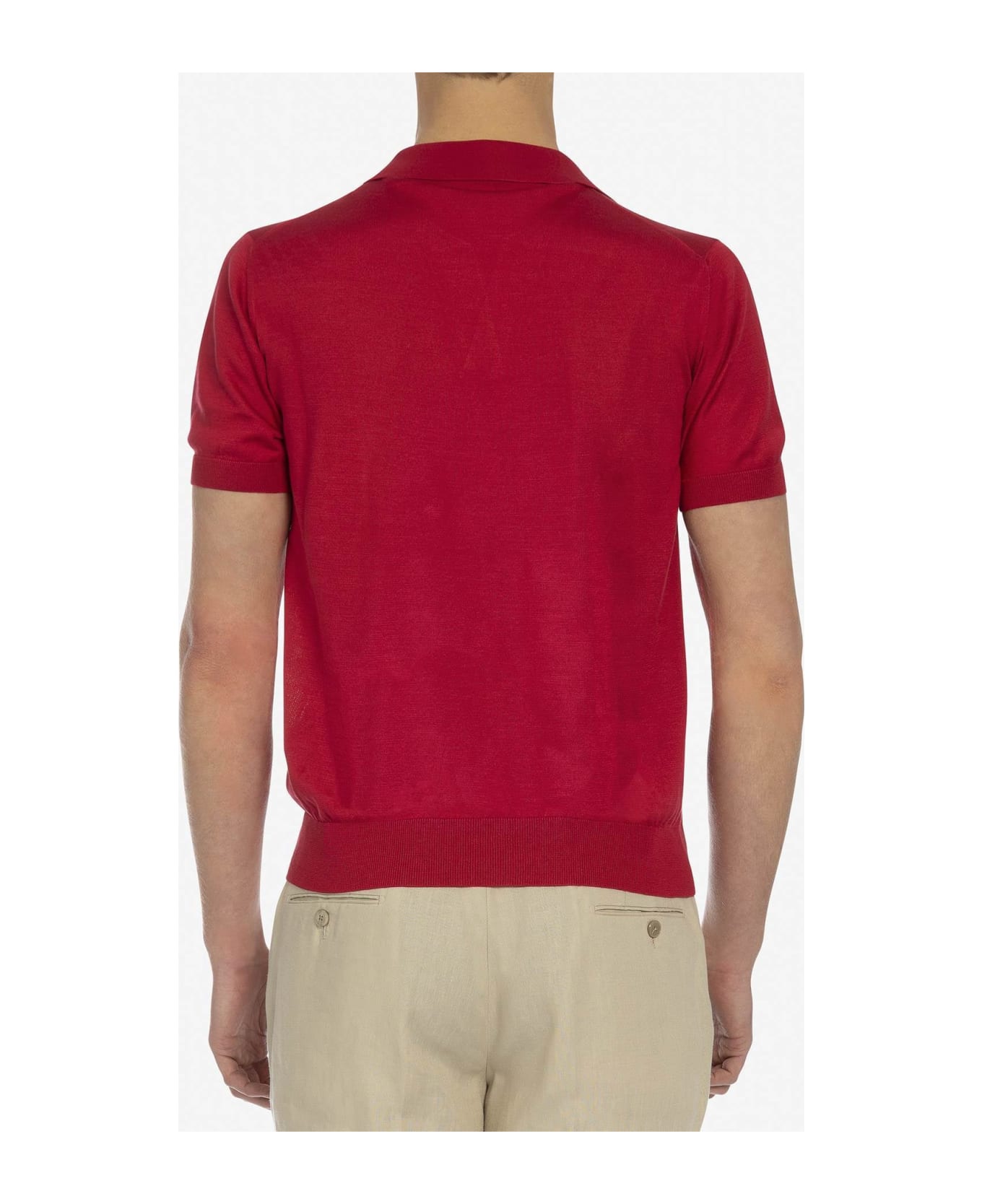 Larusmiani 'harry' Polo Polo Shirt - Red