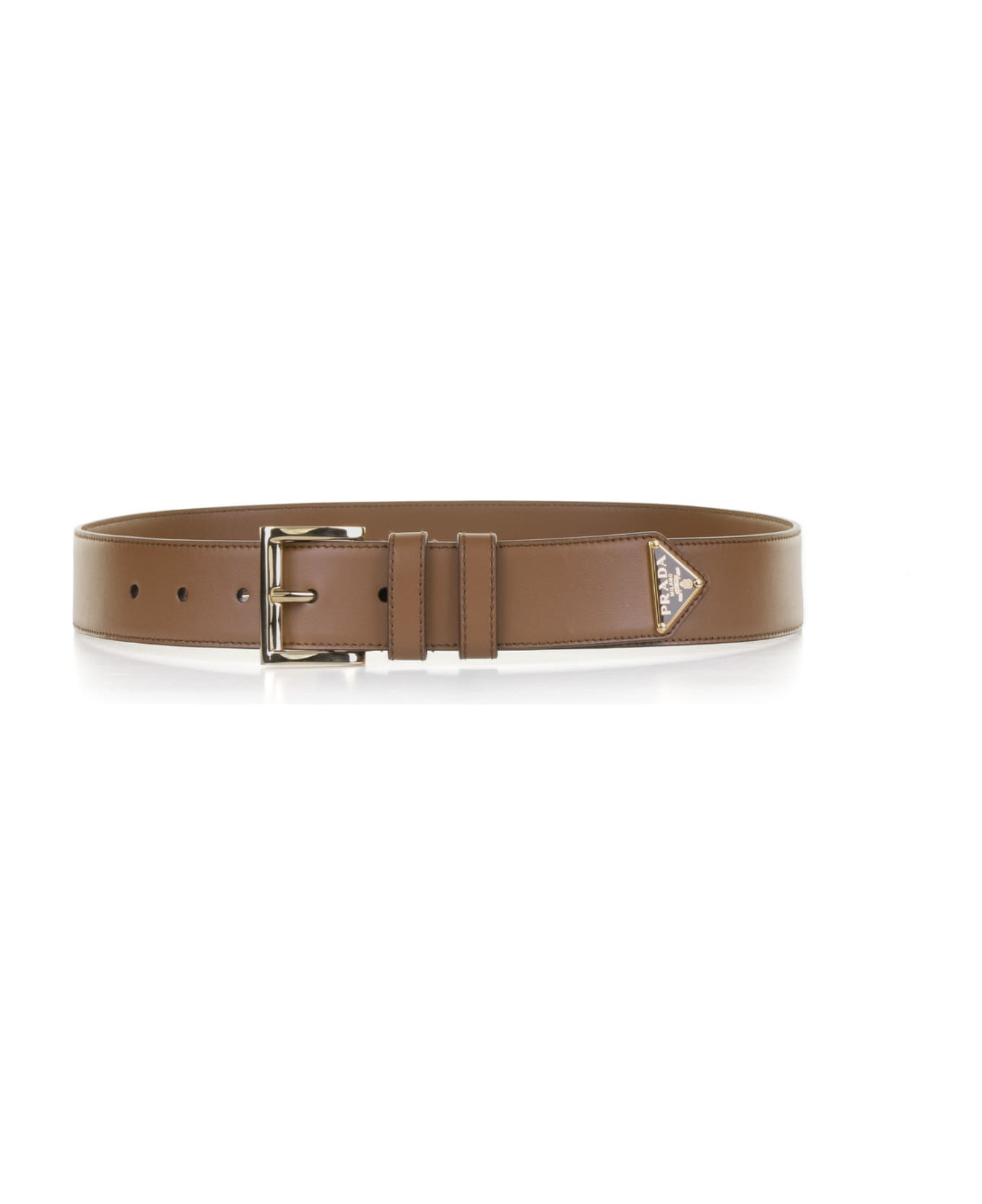 Prada Leather Belt - COGNAC ベルト