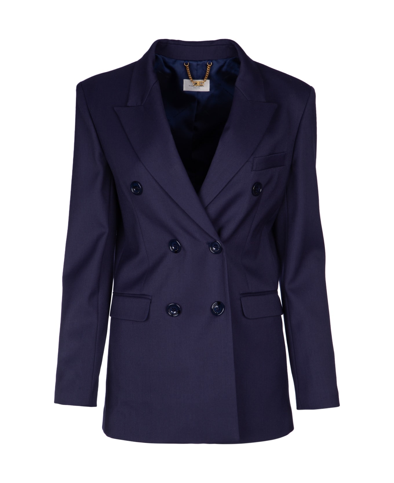 Elisabetta Franchi Giacca Doppiopetto - NAVY