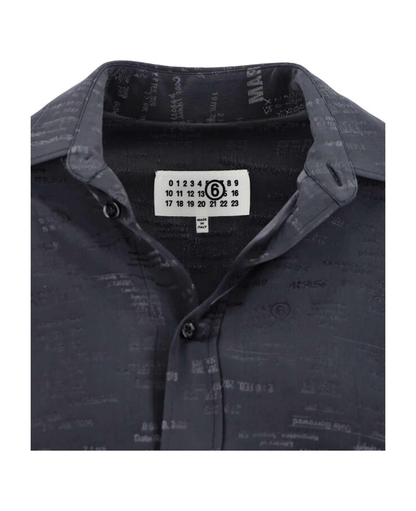MM6 Maison Margiela Logo Shirt - Gray