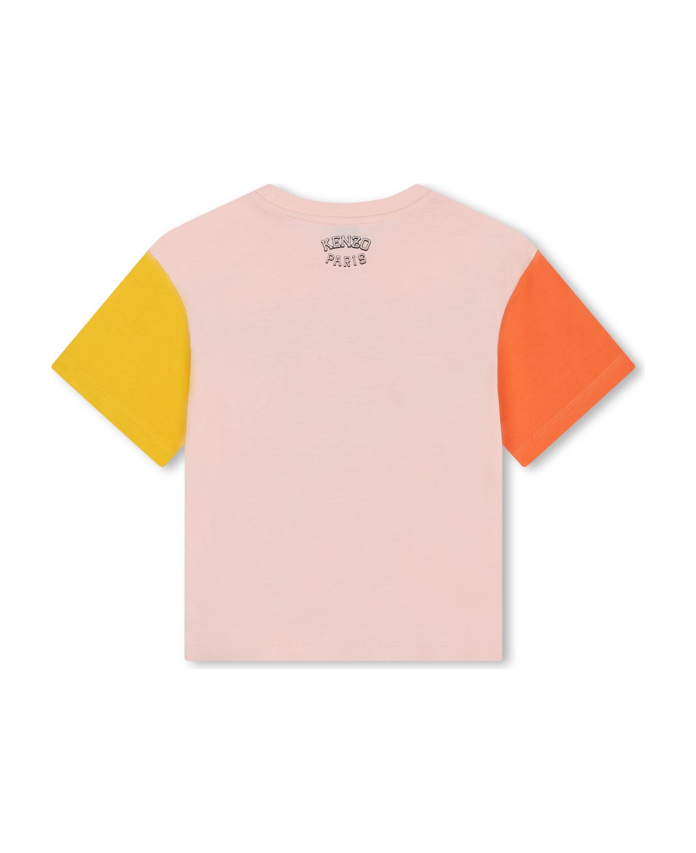 Kenzo Kids T-shirt Con Stampa - T Rosa Velato