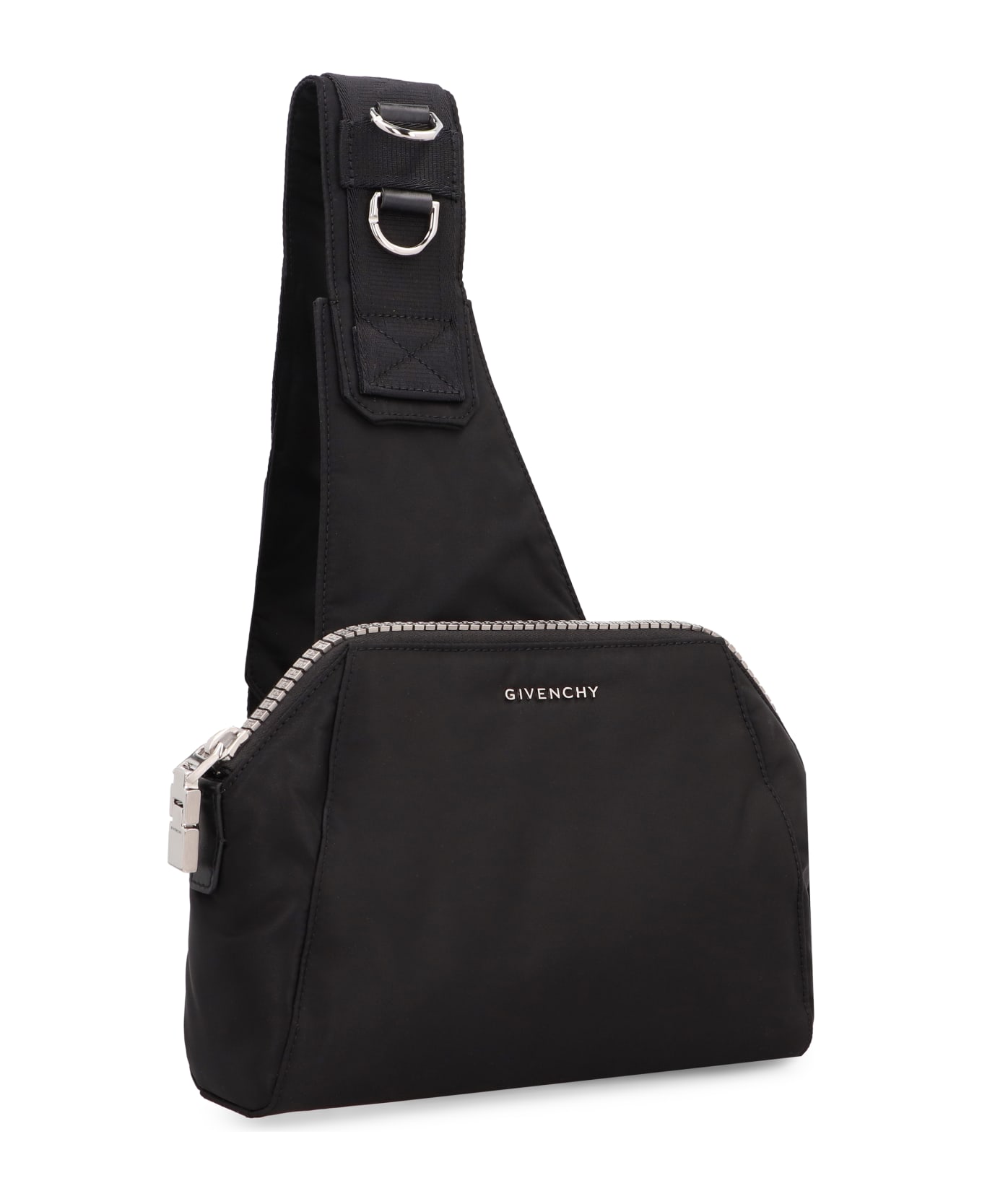Givenchy Antigona Nylon And Leather Bag - Black