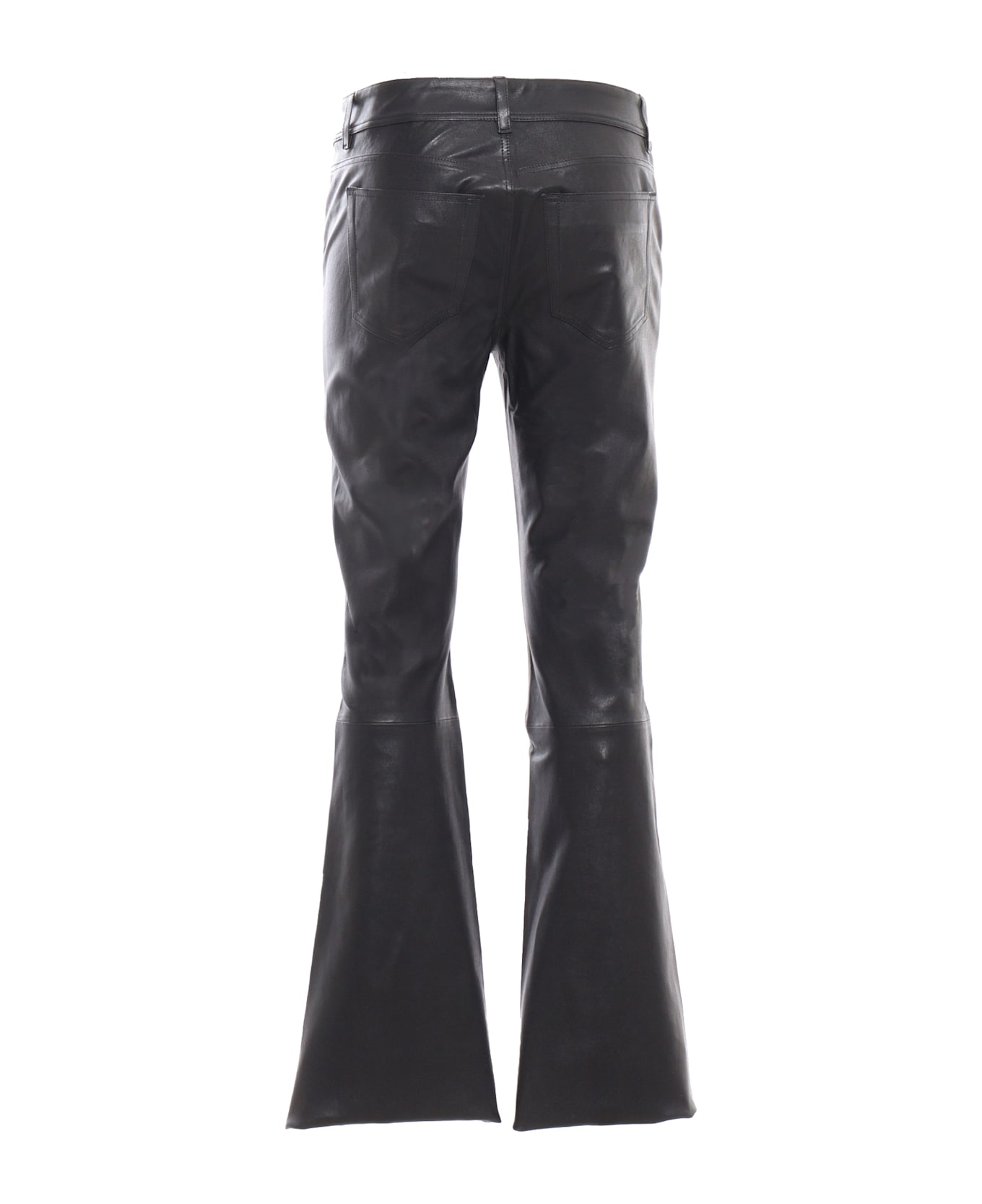 S.W.O.R.D.. Woman Leather Pants - BLACK