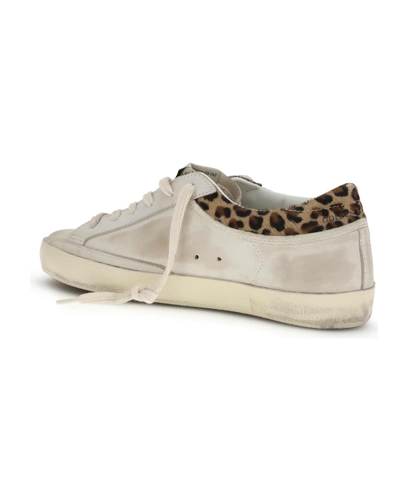 Golden Goose Super Star Sneakers Leopard-print Pony Skin