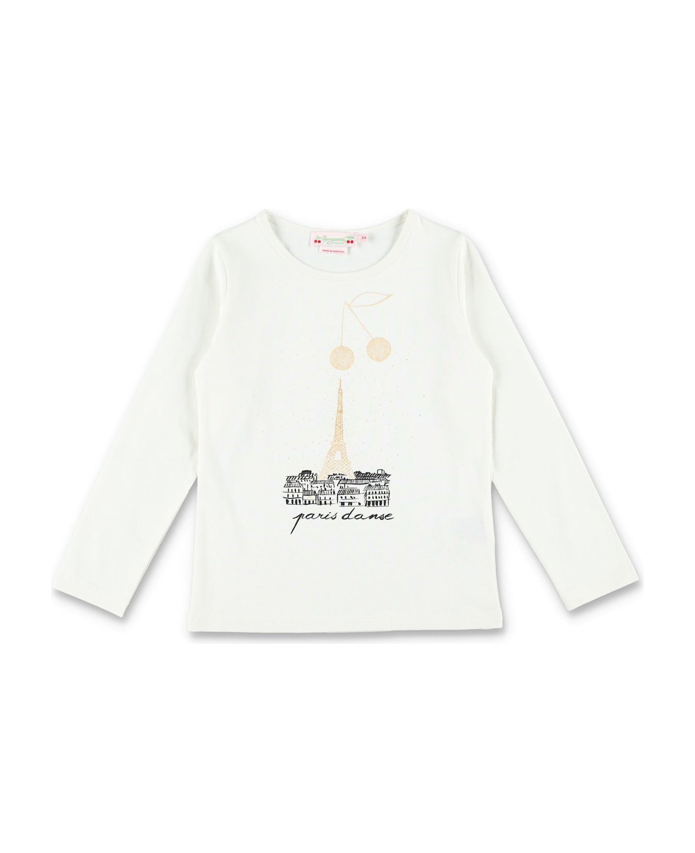 Bonpoint Kid - Tidjane Paris Print T-shirt - WHITE