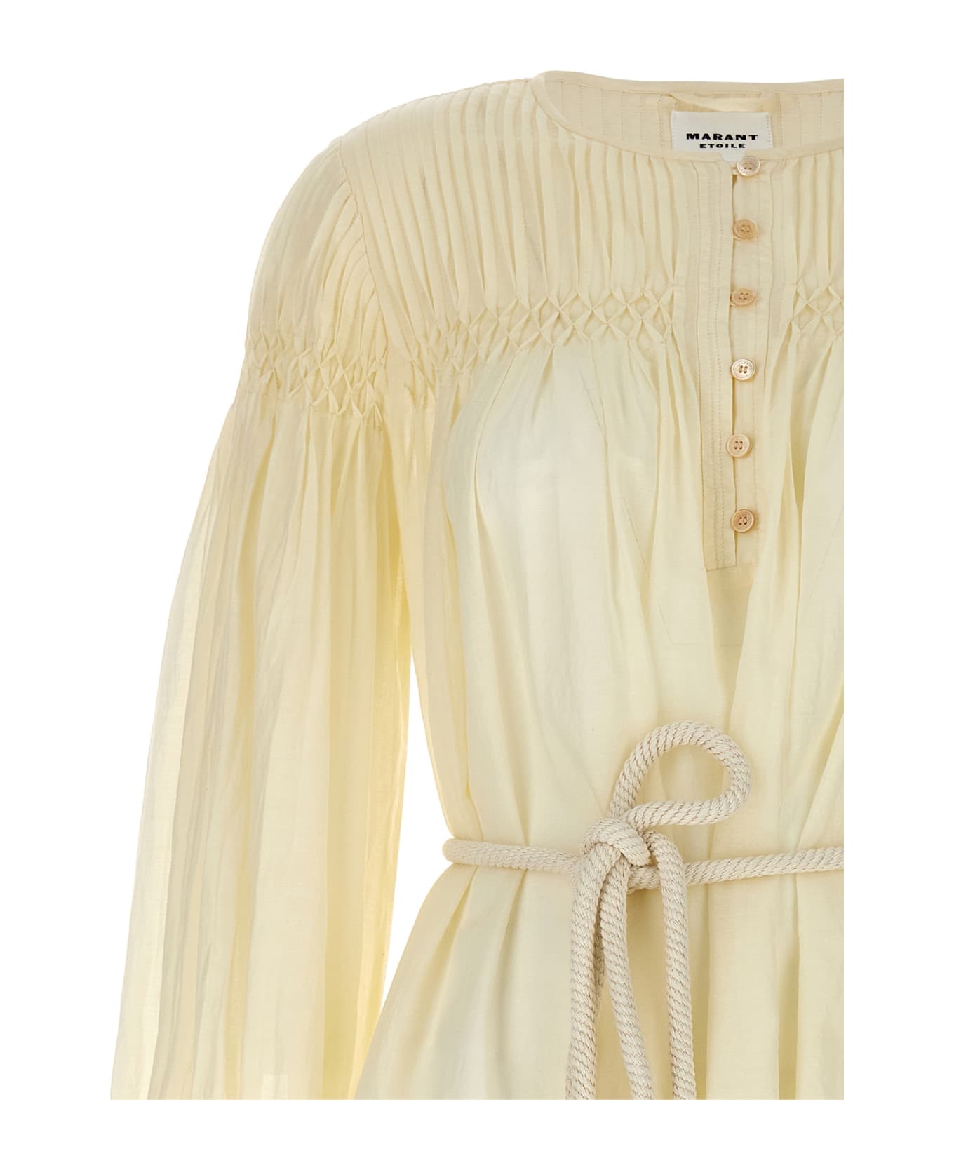 Marant Étoile 'adeliani' Dress - White ワンピース＆ドレス
