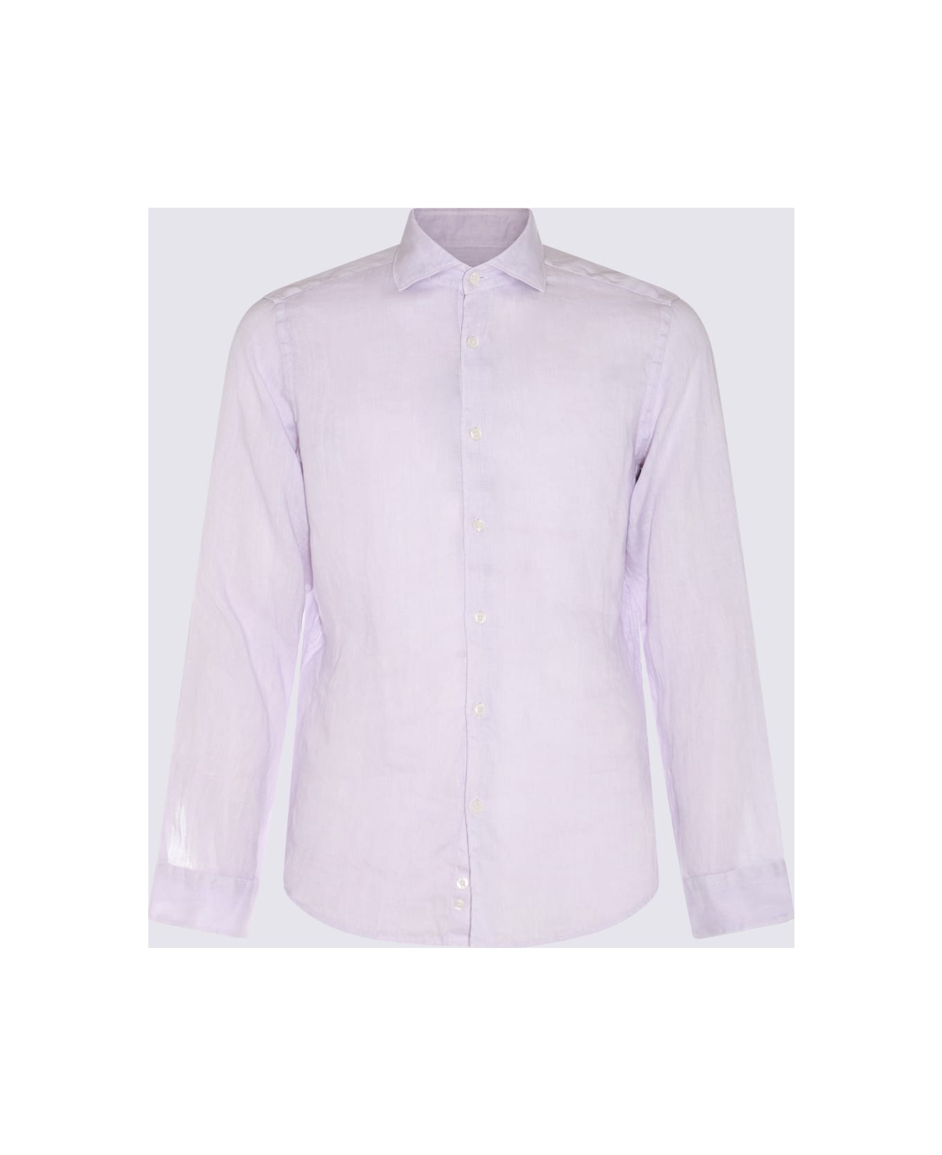 Altea Violet Linen Shirt - Glicine