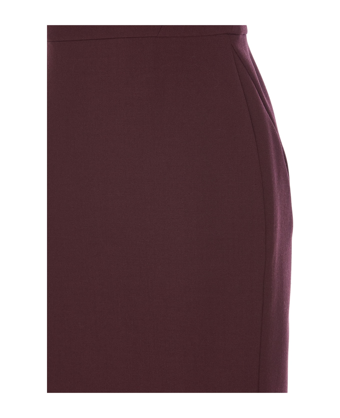 Victoria Beckham Fitted T-shirt Dress - Purple