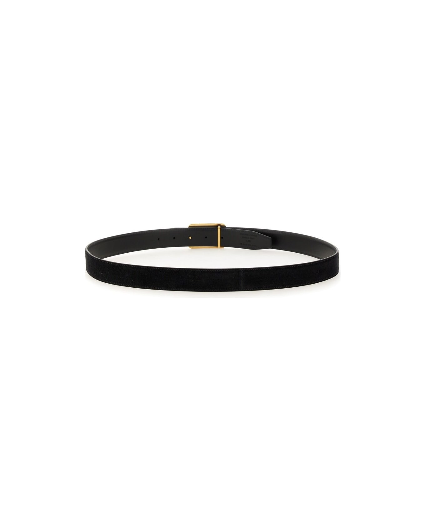 Tom Ford Logo-buckle Fastened Belt - BLACK