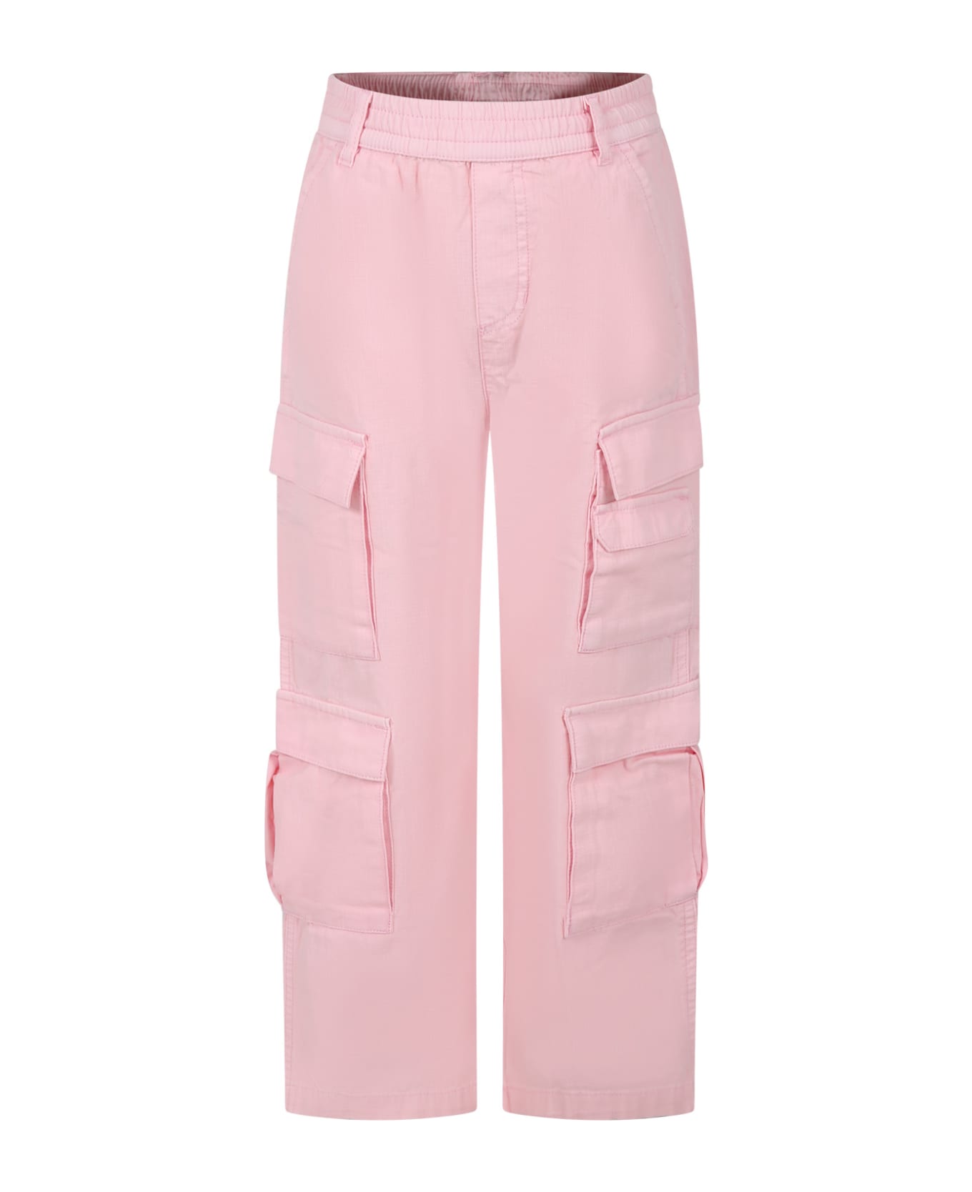 Marc Jacobs Pink Cargo Pants For Girl - Pink