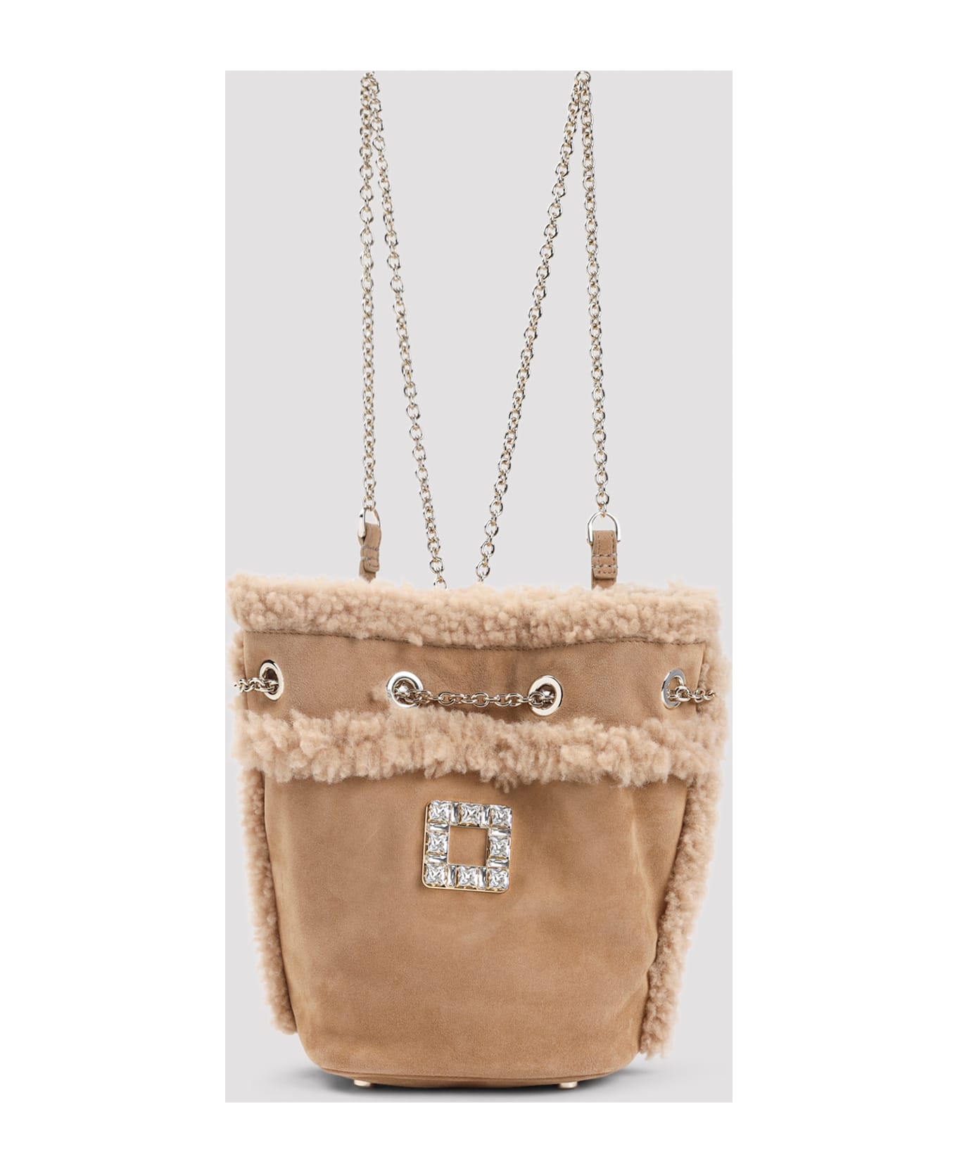 Roger Vivier Tres Vivier Backpack - Tabacco