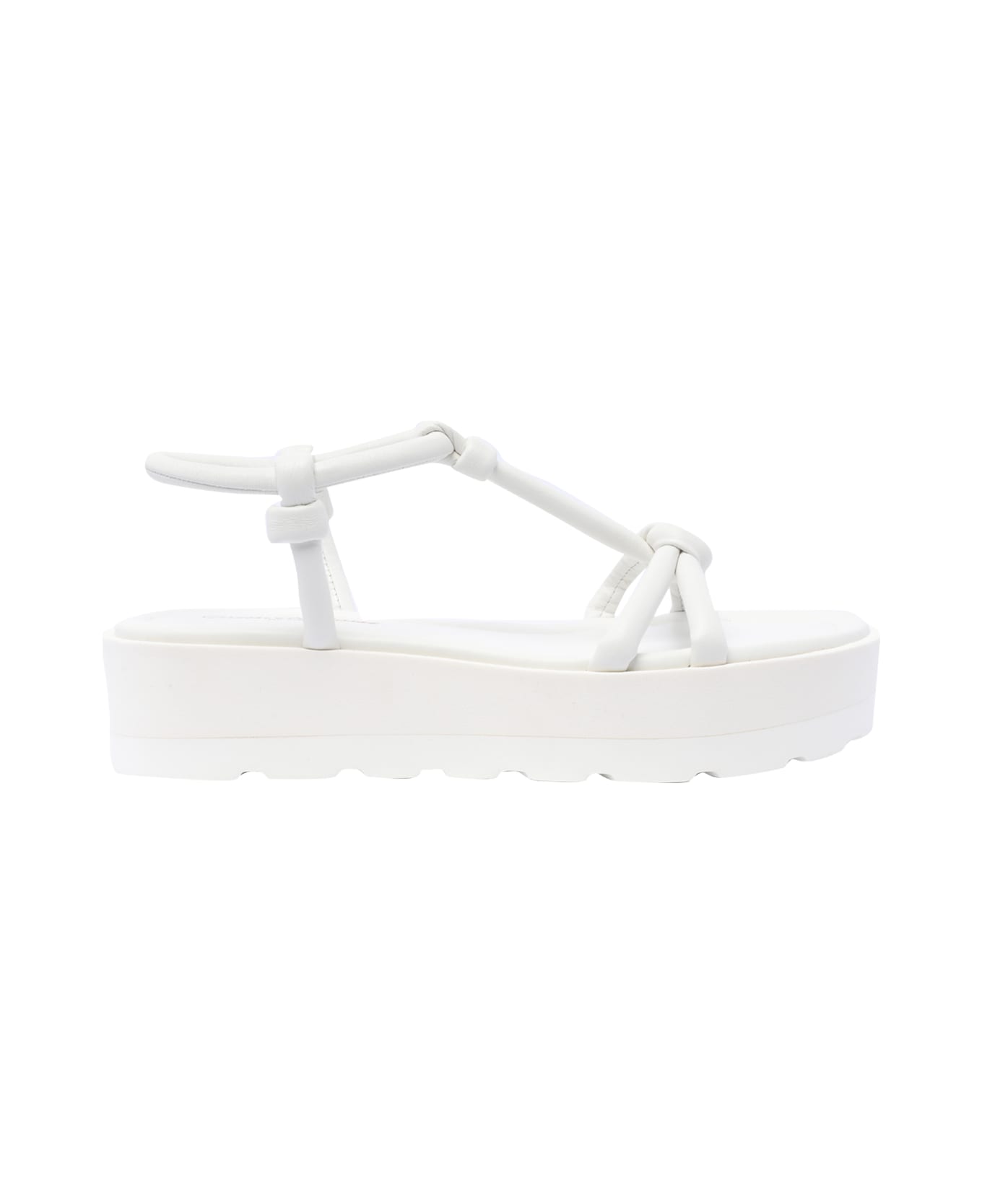 Gianvito Rossi Platform Sandals - White