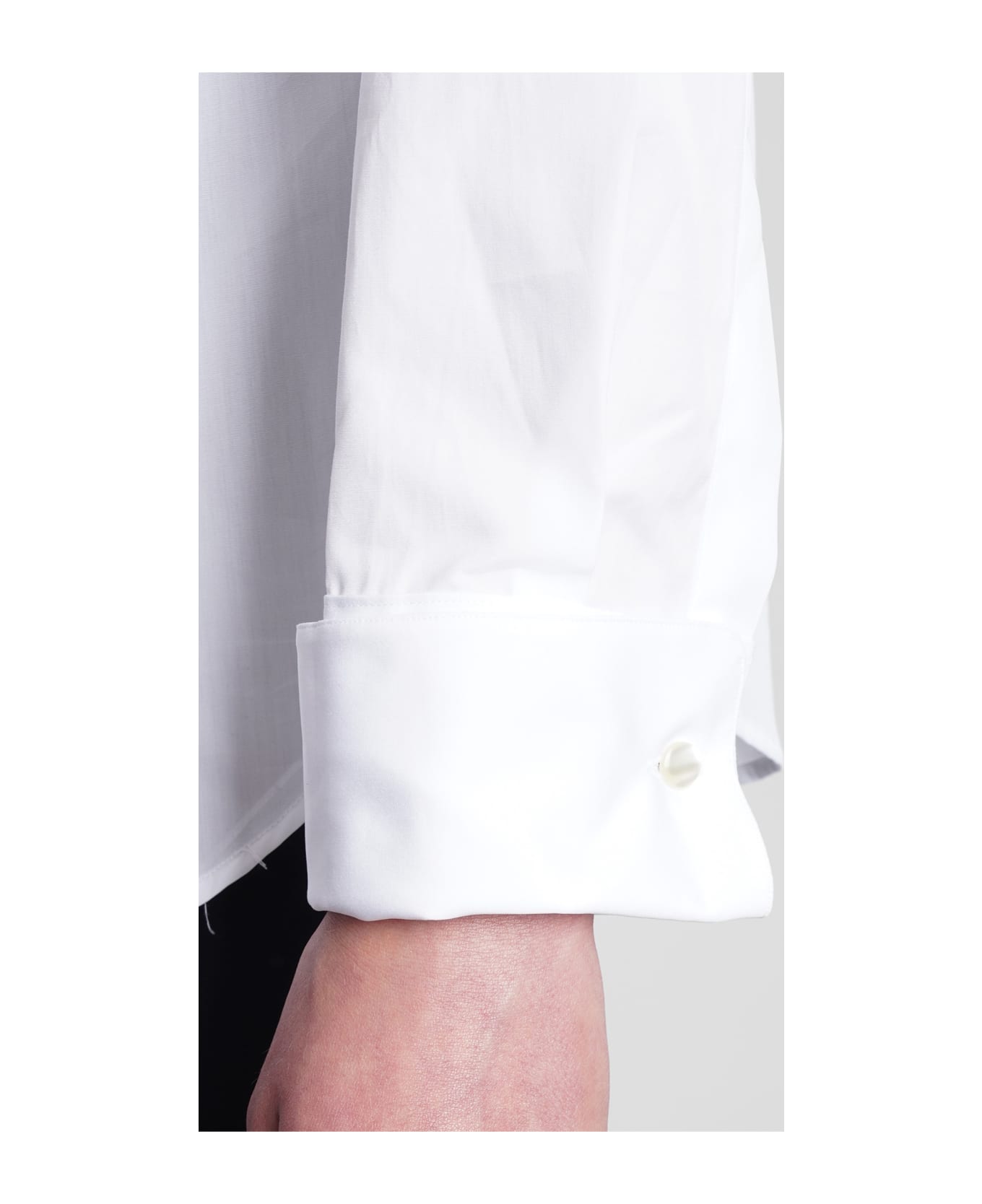 Emporio Armani Shirt In White Cotton - white