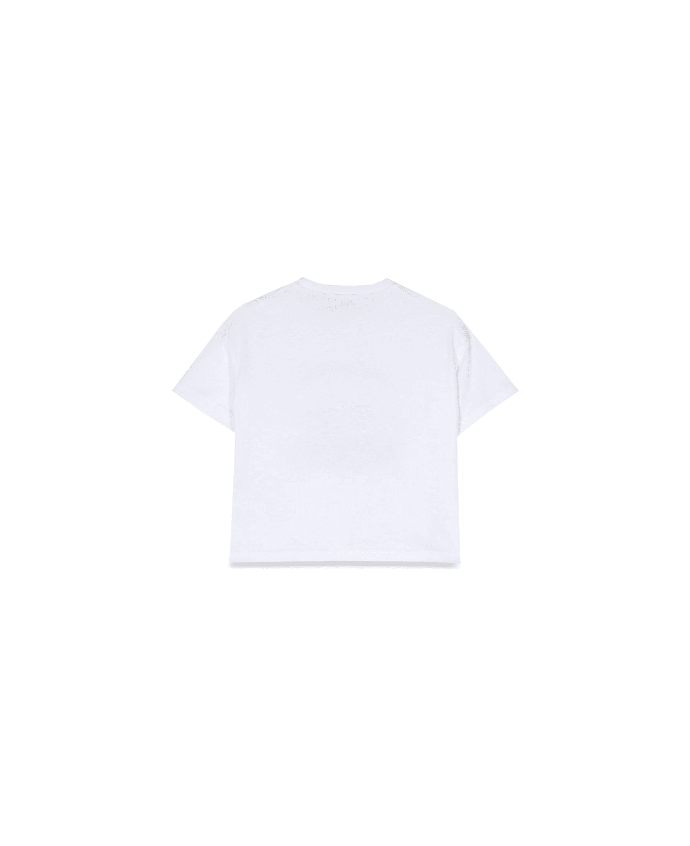 Dsquared2 Crop Print T-shirt - WHITE
