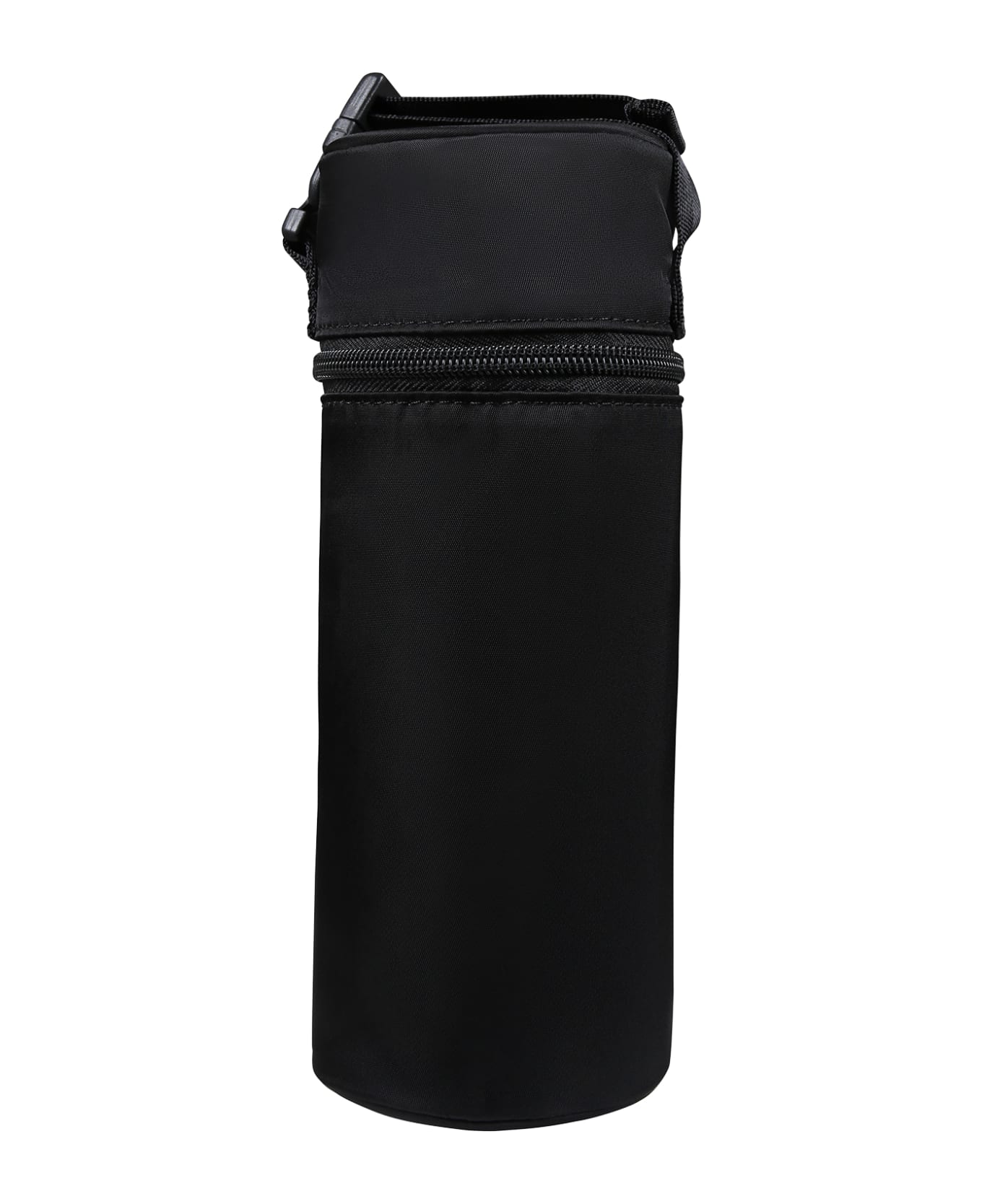 Emporio Armani Black Mum Bag For Babykids With Logo - Black