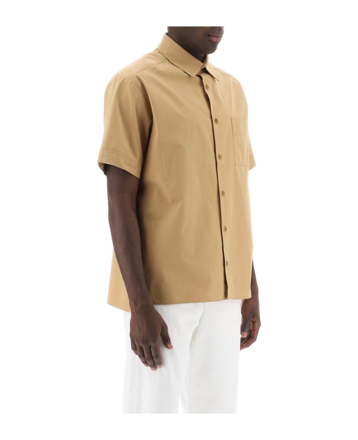 A.P.C. Short-sleeved Shirt - BEIGE (Beige)