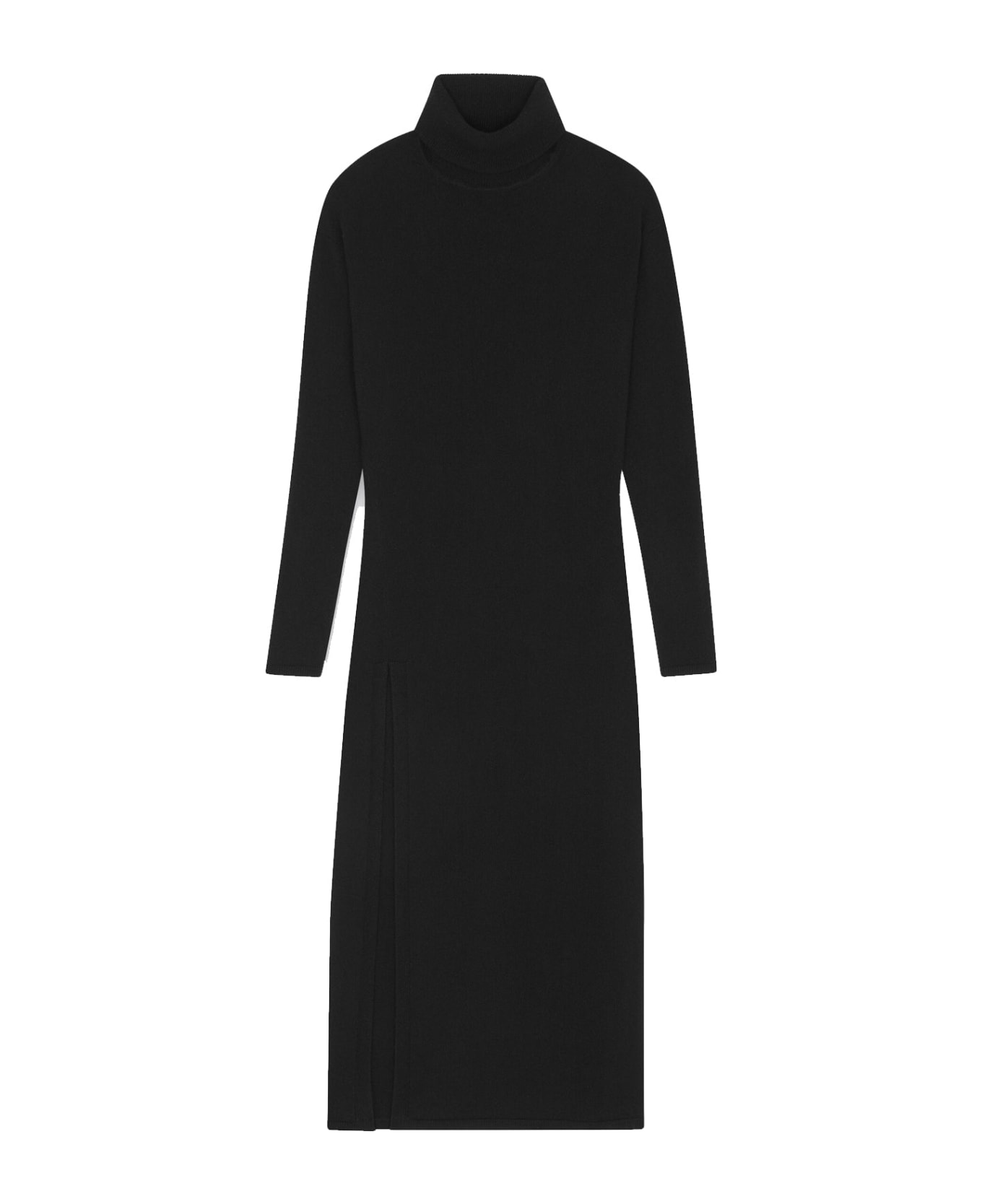 Saint Laurent Cashmere Dress - Black ワンピース＆ドレス