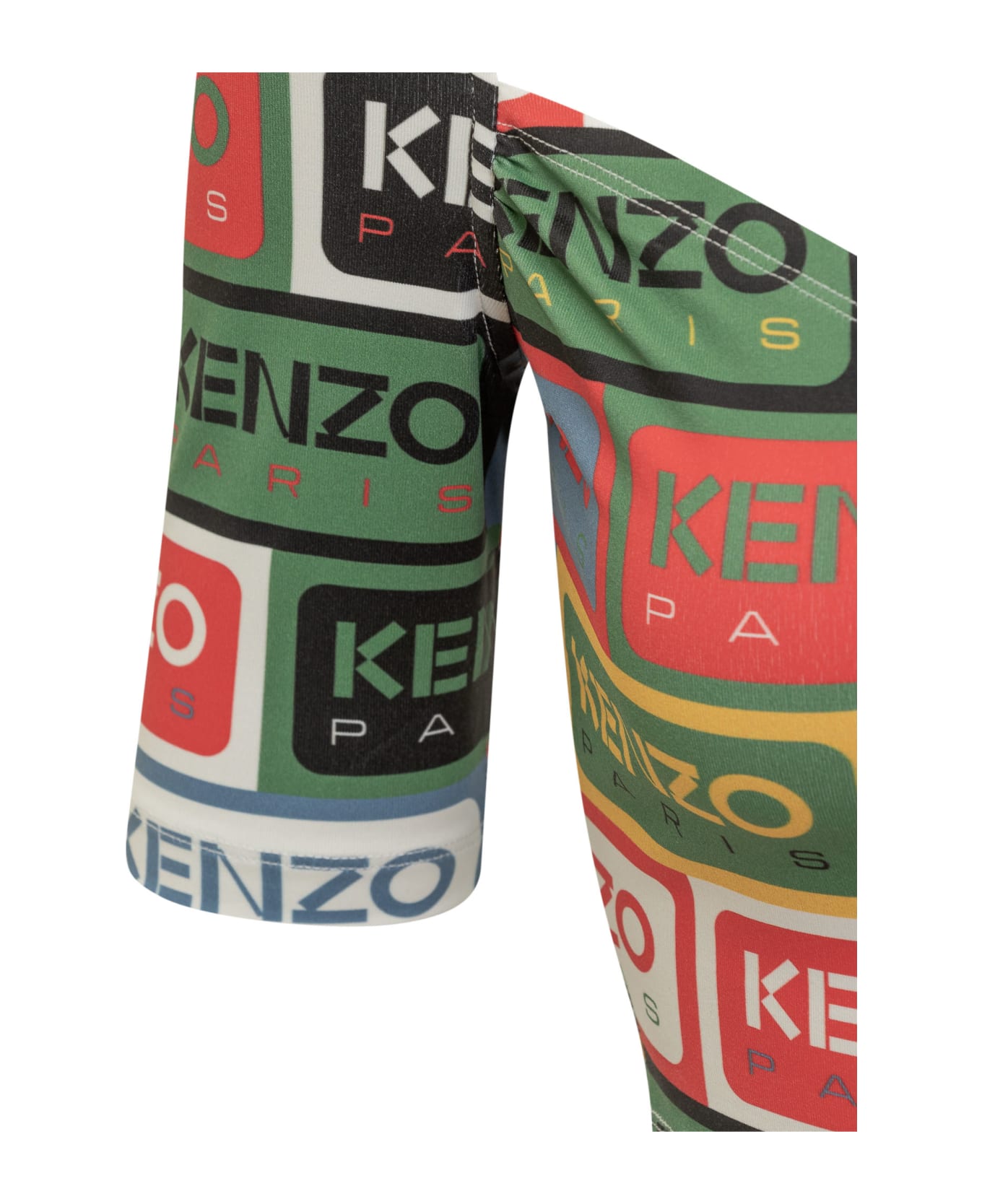 Kenzo Labels Short Top - Mu Multicolore