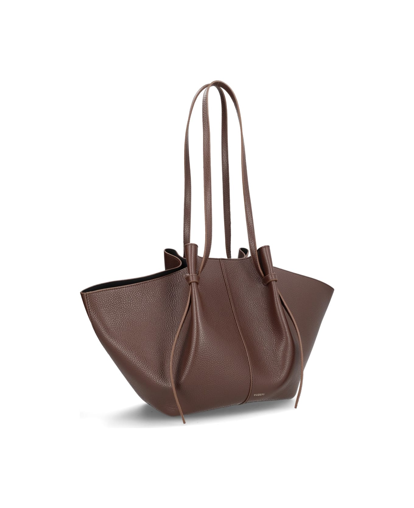 YUZEFI Large "mochi" Bag - BROWN