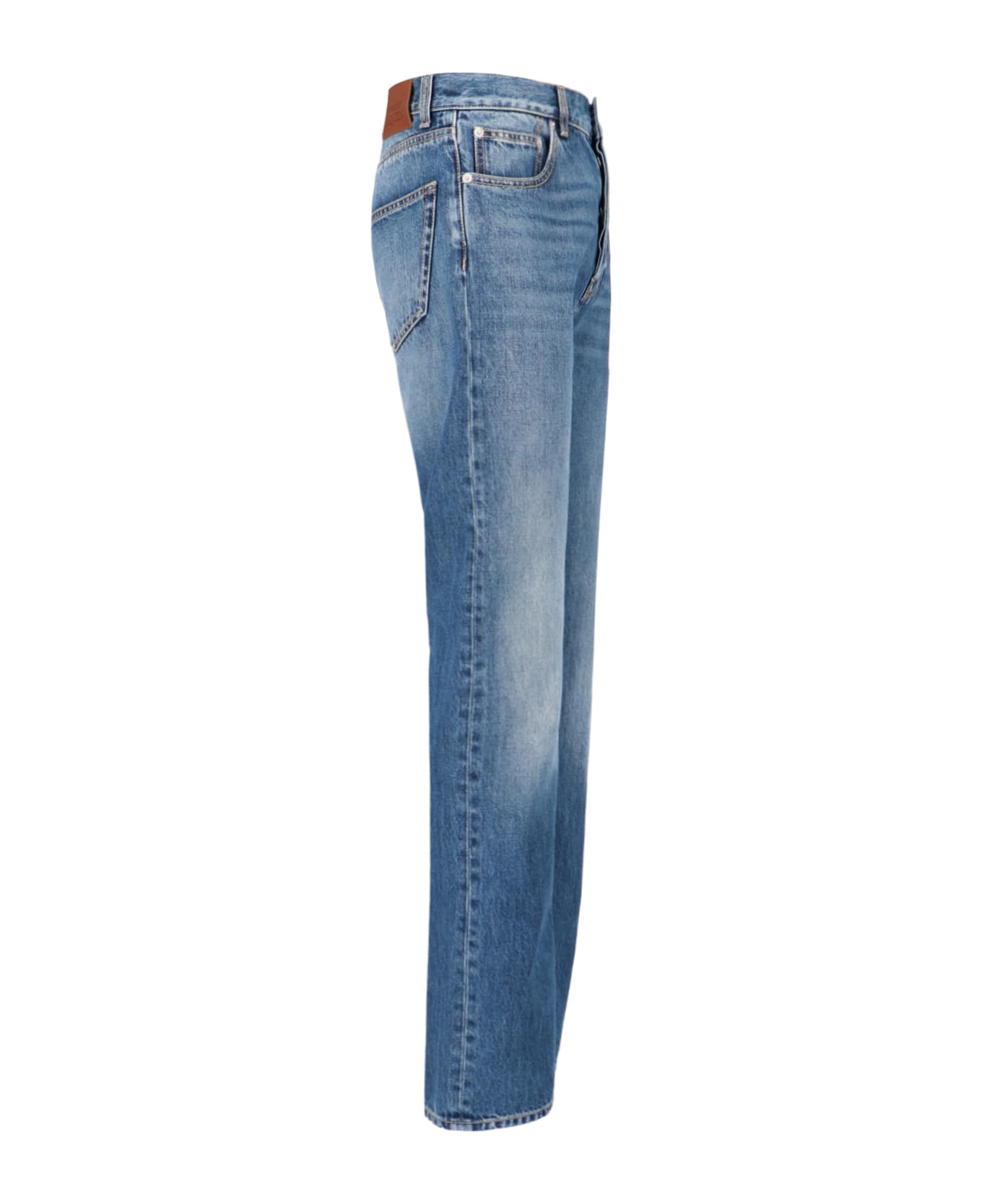 Alexander McQueen Straight Jeans - Blue デニム