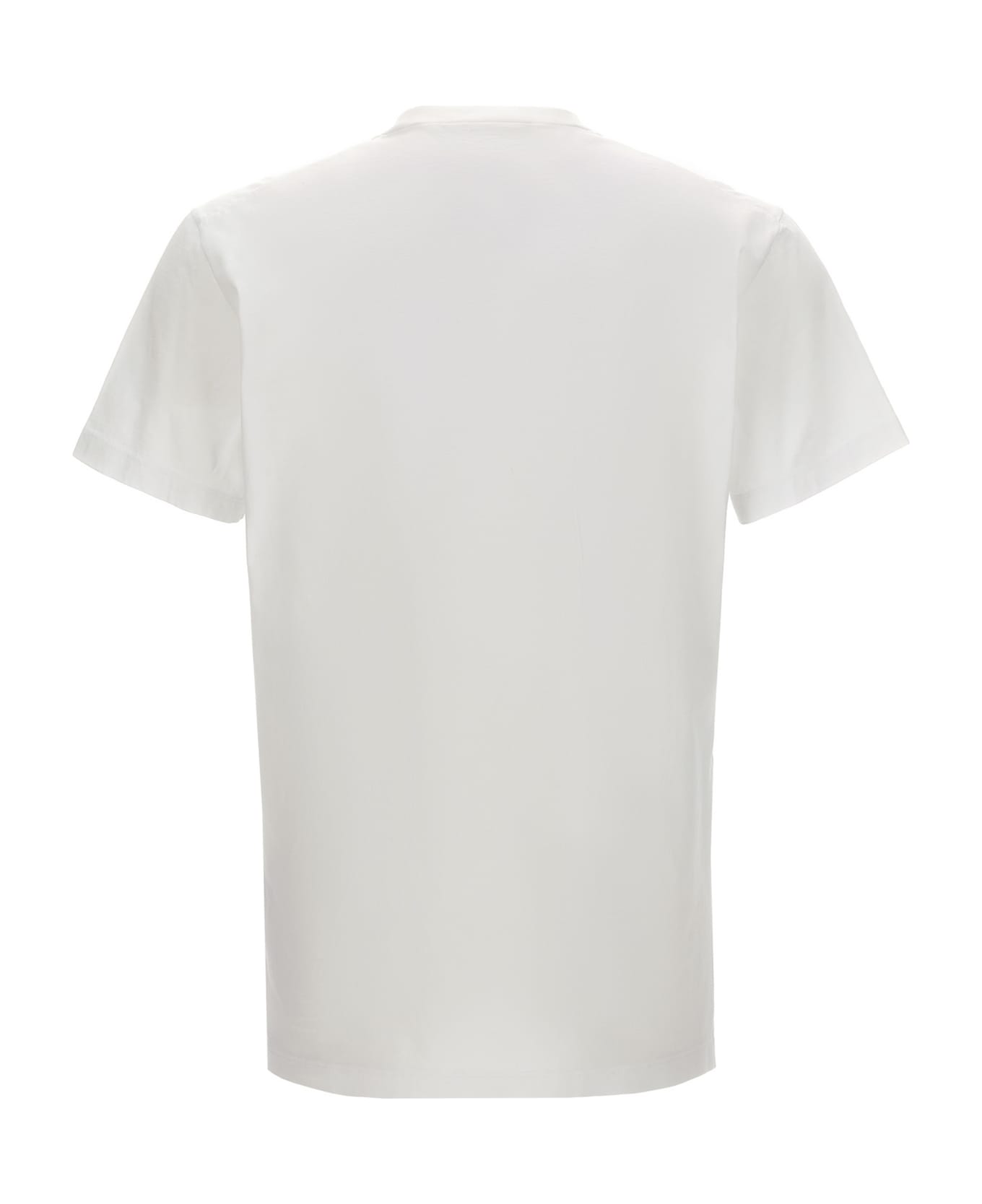 Dsquared2 'porn' Cotton Crew Neck T-shirt - White
