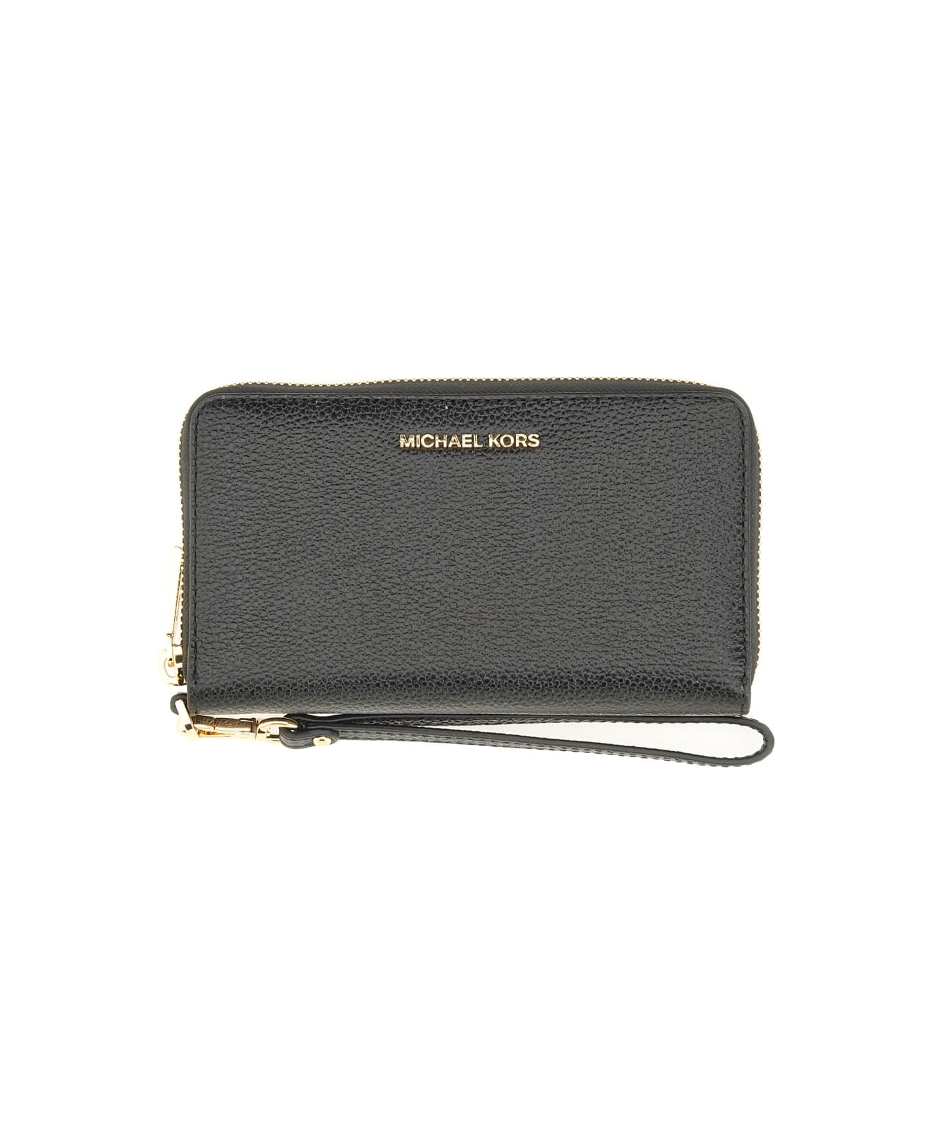 Michael Kors Leather Wallet - BLACK