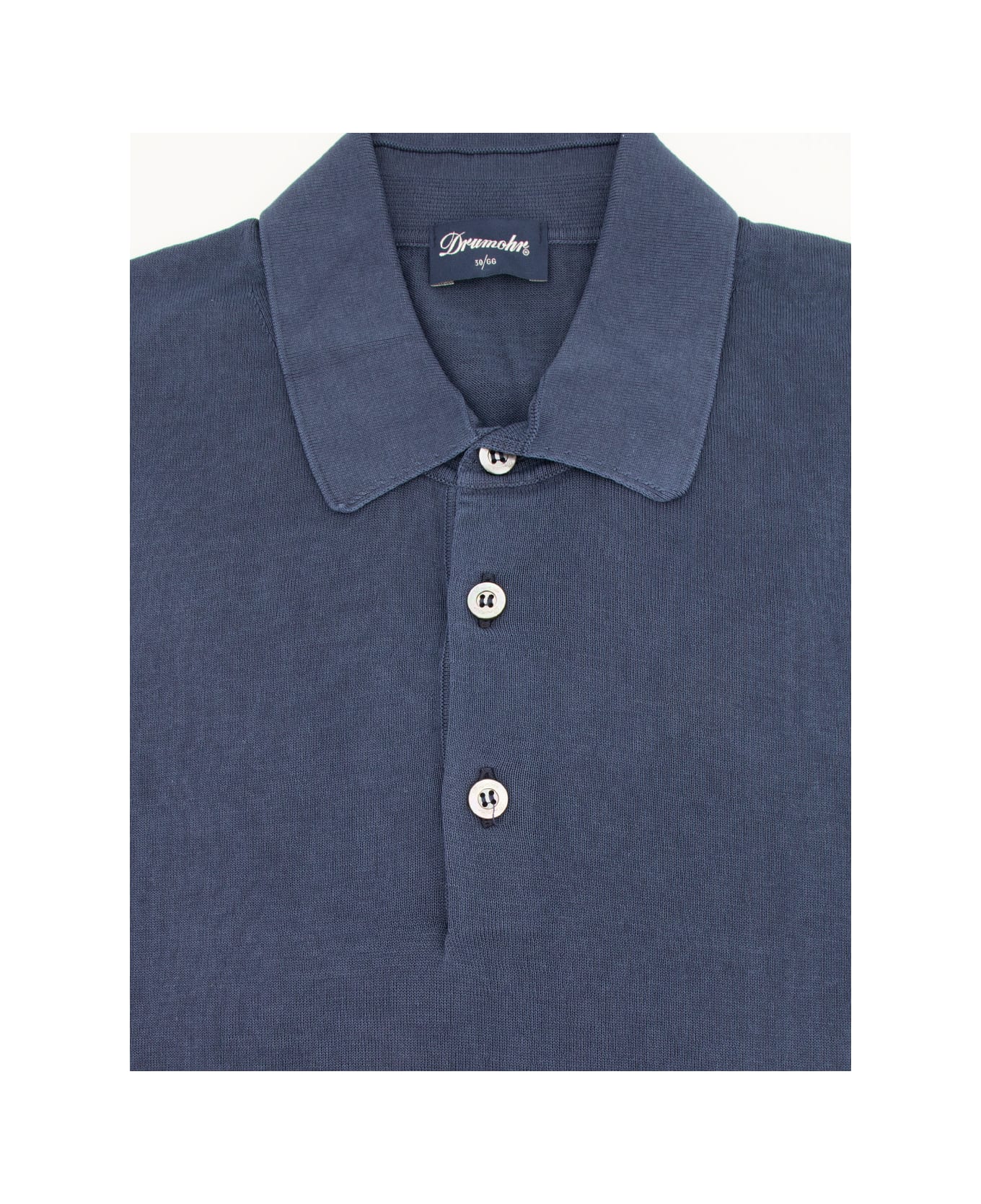 Drumohr Polo - BLUE ポロシャツ