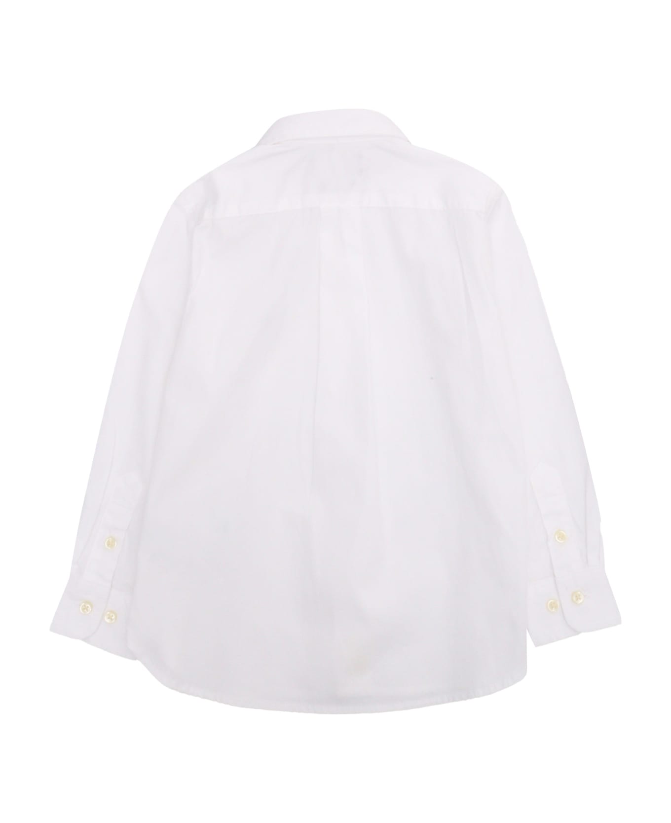 Polo Ralph Lauren White Shirt With Logo - WHITE