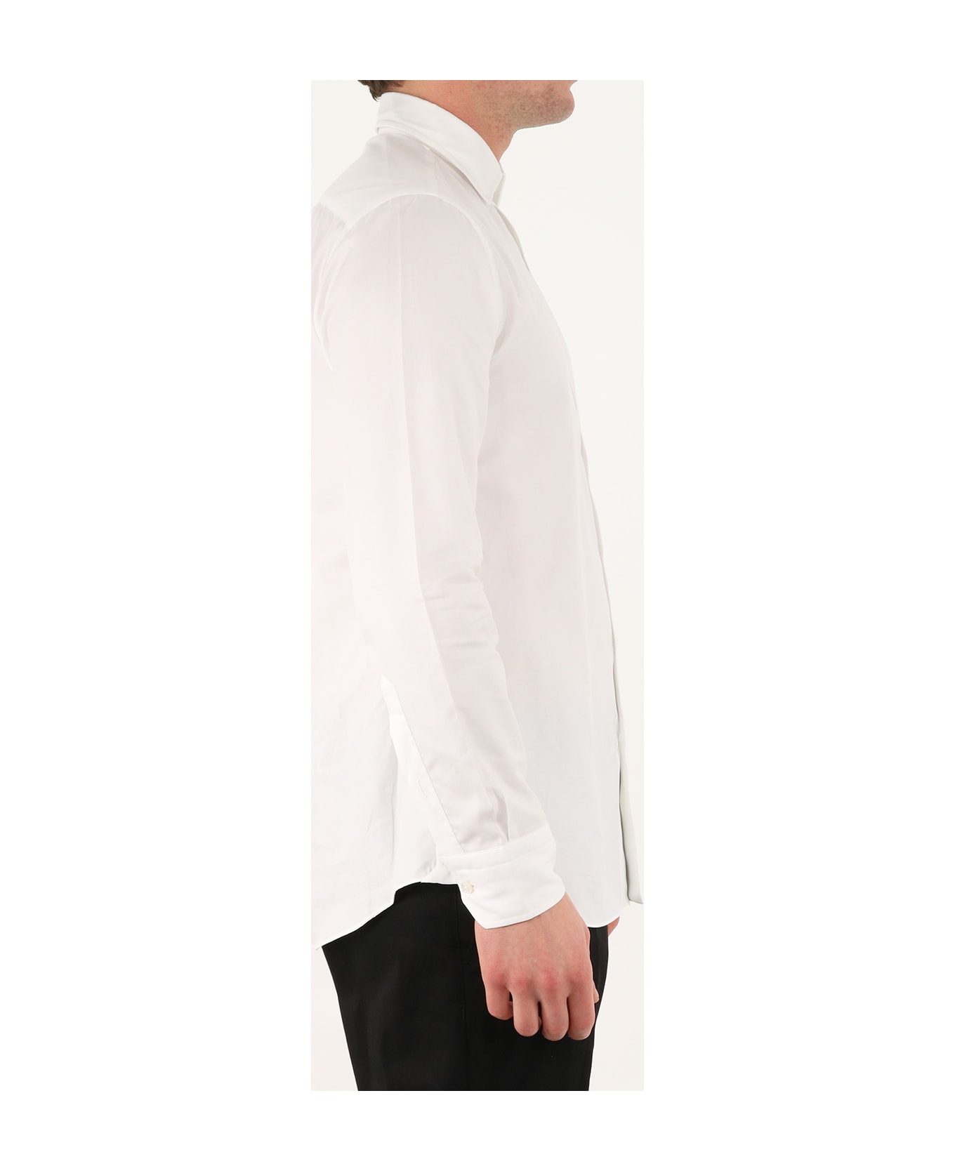 Salvatore Piccolo Popeline White Shirt - WHITE シャツ