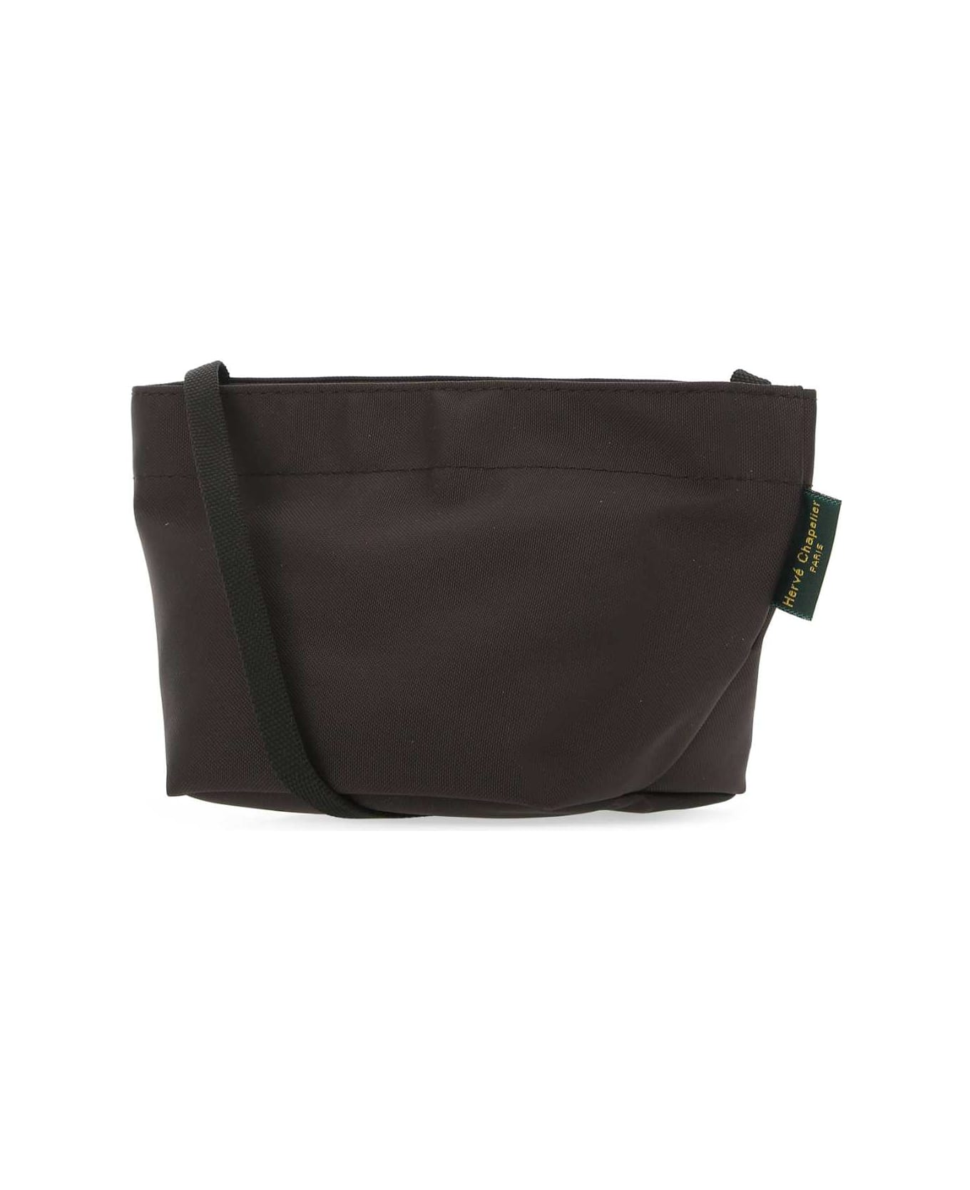 Hervè Chapelier Brown Canvas Crossbody Bag - MOKA