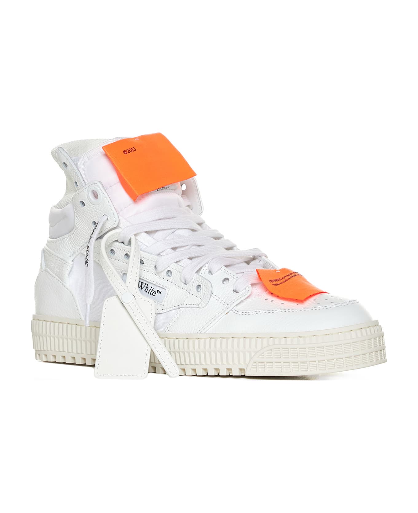 Off-White Sneakers - White orange